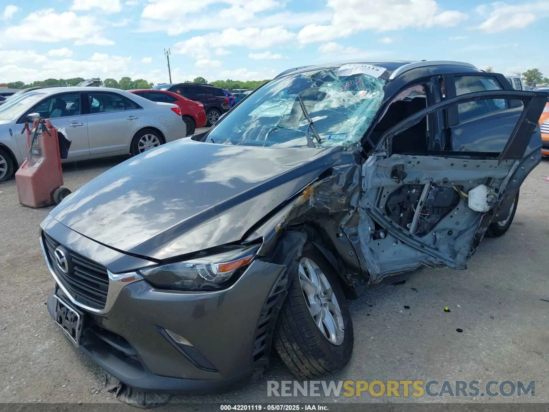 6 Photograph of a damaged car JM1DKDB72K1451649 MAZDA CX-3 2019
