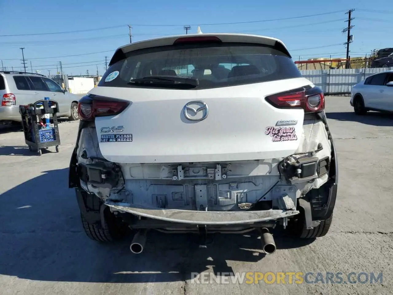 6 Photograph of a damaged car JM1DKDB74K1447554 MAZDA CX-3 2019