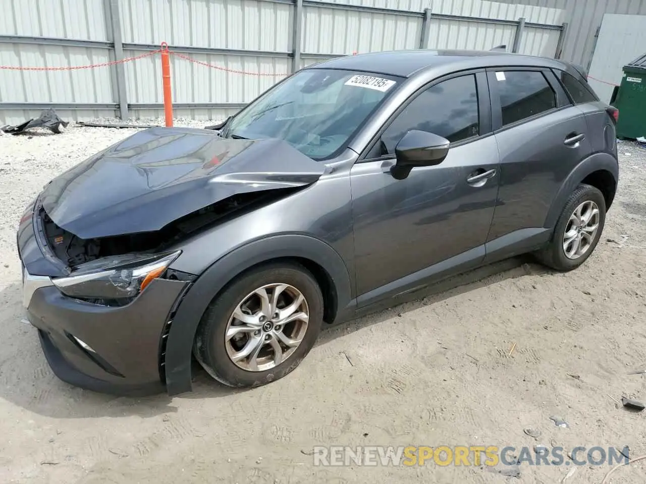 1 Photograph of a damaged car JM1DKDB74K1458991 MAZDA CX-3 2019