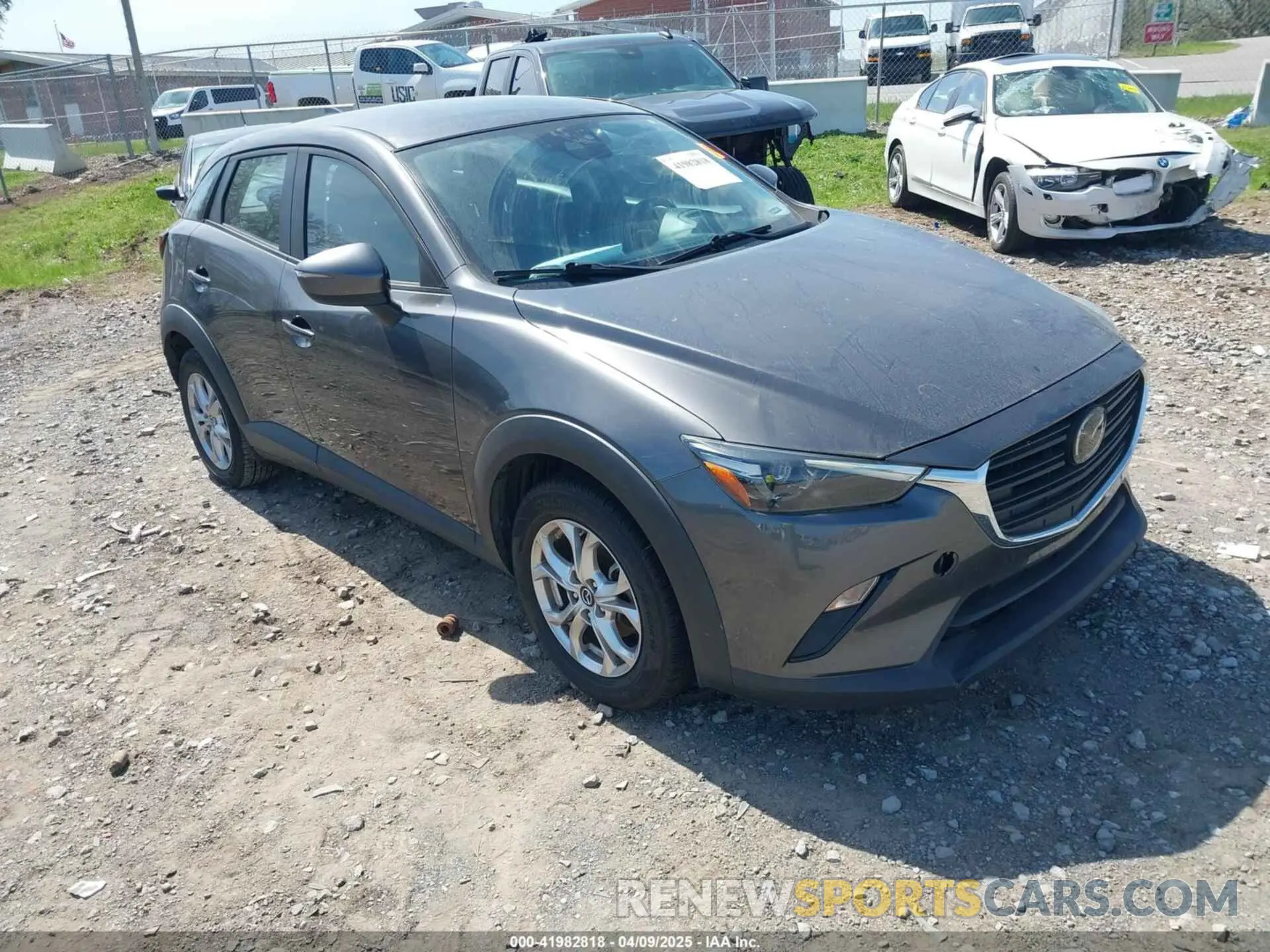 1 Photograph of a damaged car JM1DKDB77K1451453 MAZDA CX-3 2019
