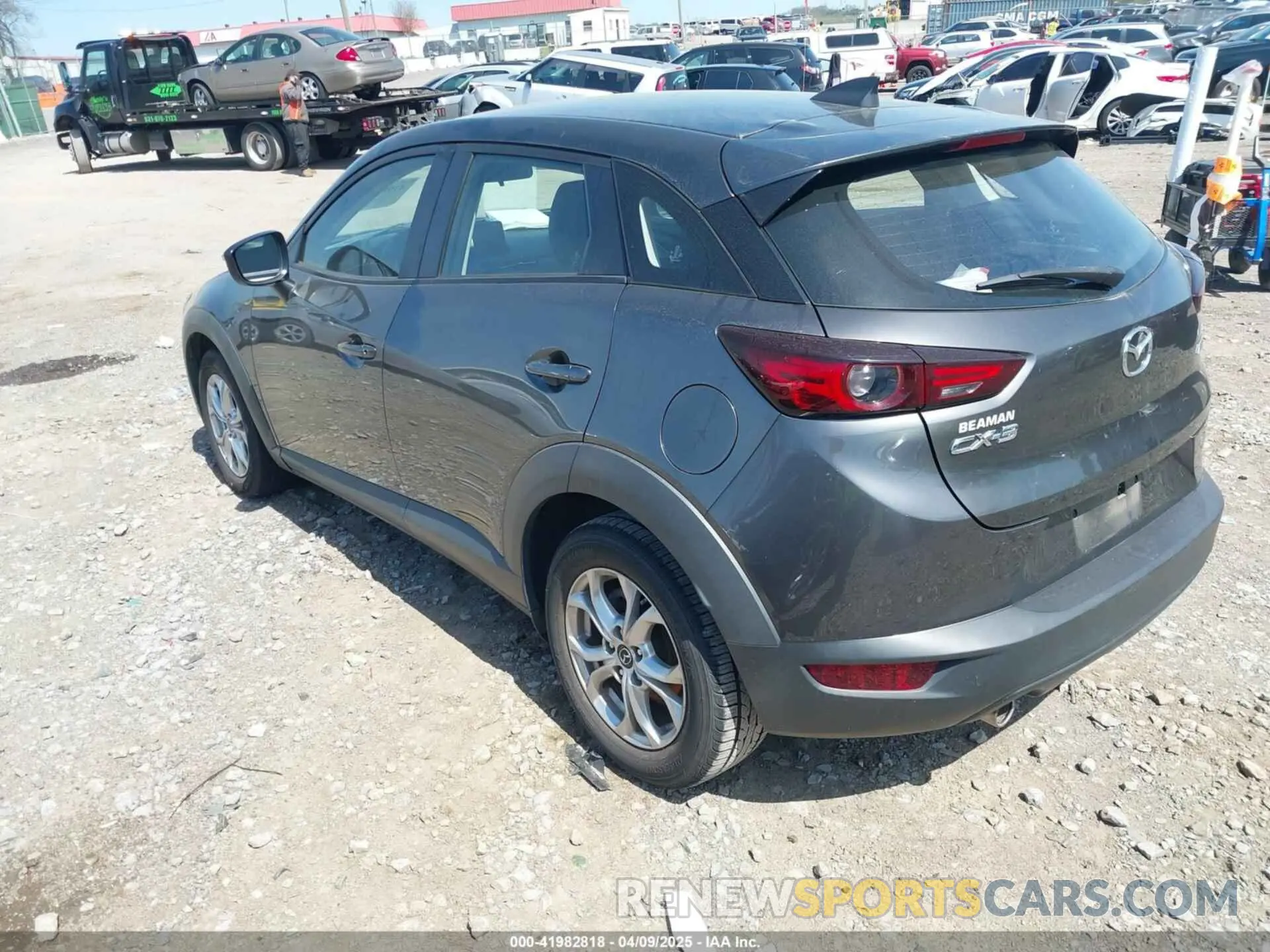 3 Photograph of a damaged car JM1DKDB77K1451453 MAZDA CX-3 2019
