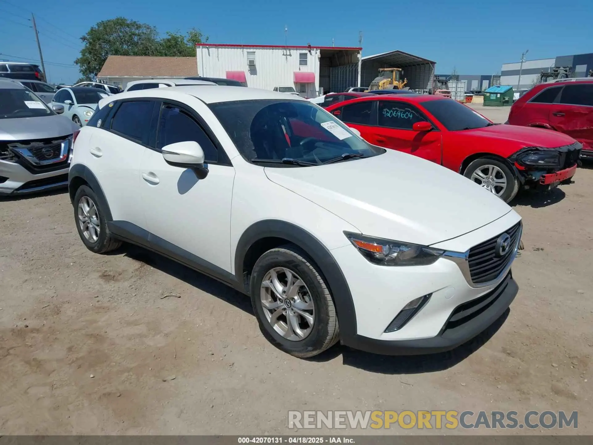 1 Photograph of a damaged car JM1DKDB79K0404043 MAZDA CX-3 2019