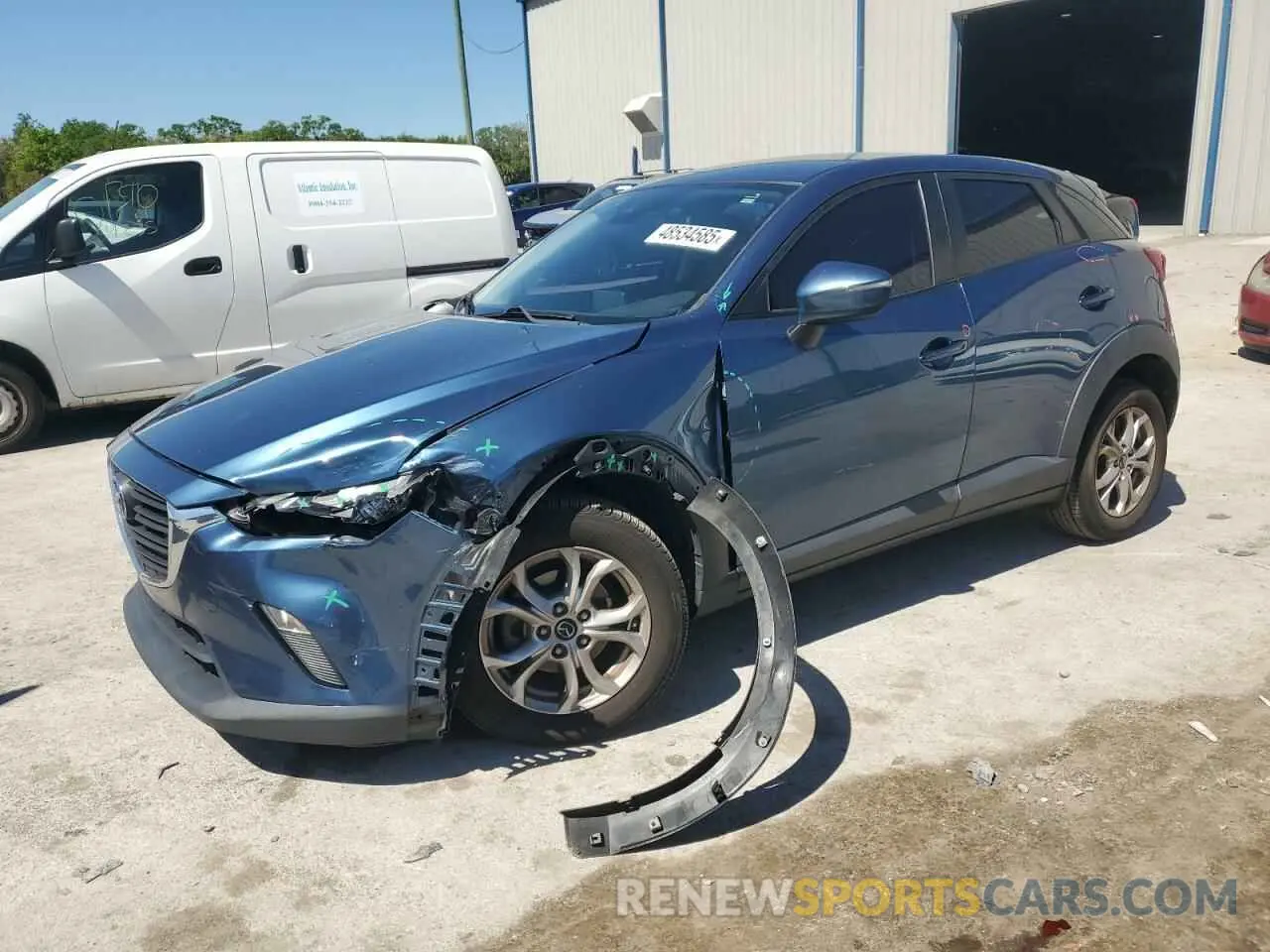 1 Фотография поврежденного автомобиля JM1DKDB79K0432117 MAZDA CX-3 2019