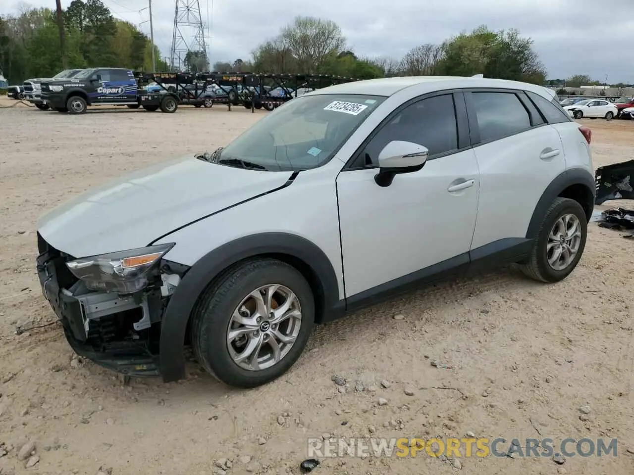 1 Фотография поврежденного автомобиля JM1DKDB7XK1454654 MAZDA CX-3 2019