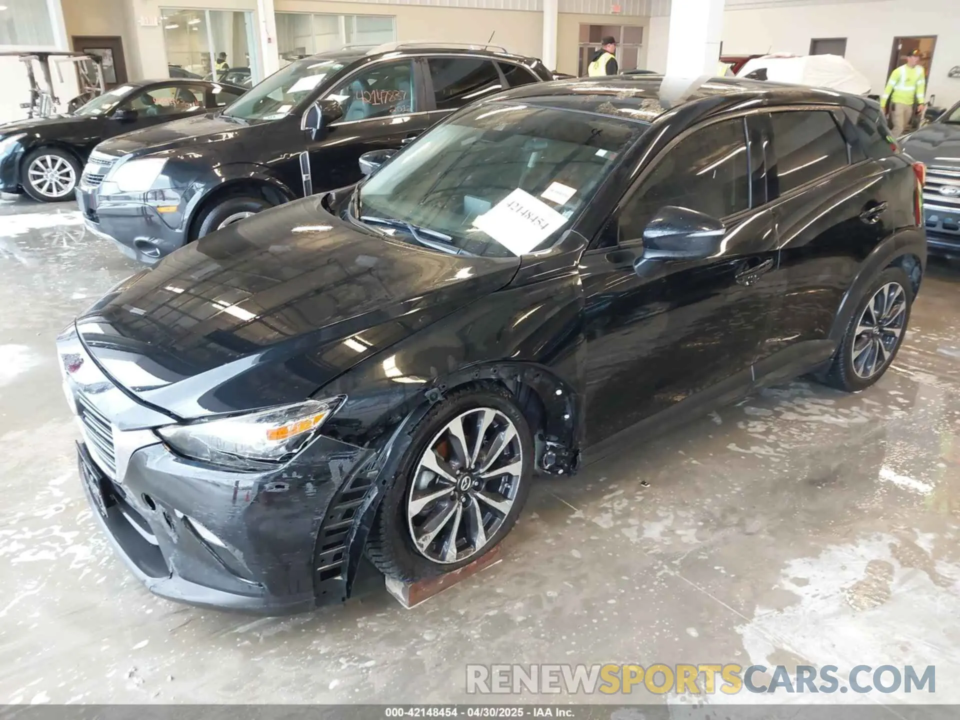 2 Фотография поврежденного автомобиля JM1DKDC70K0404219 MAZDA CX-3 2019