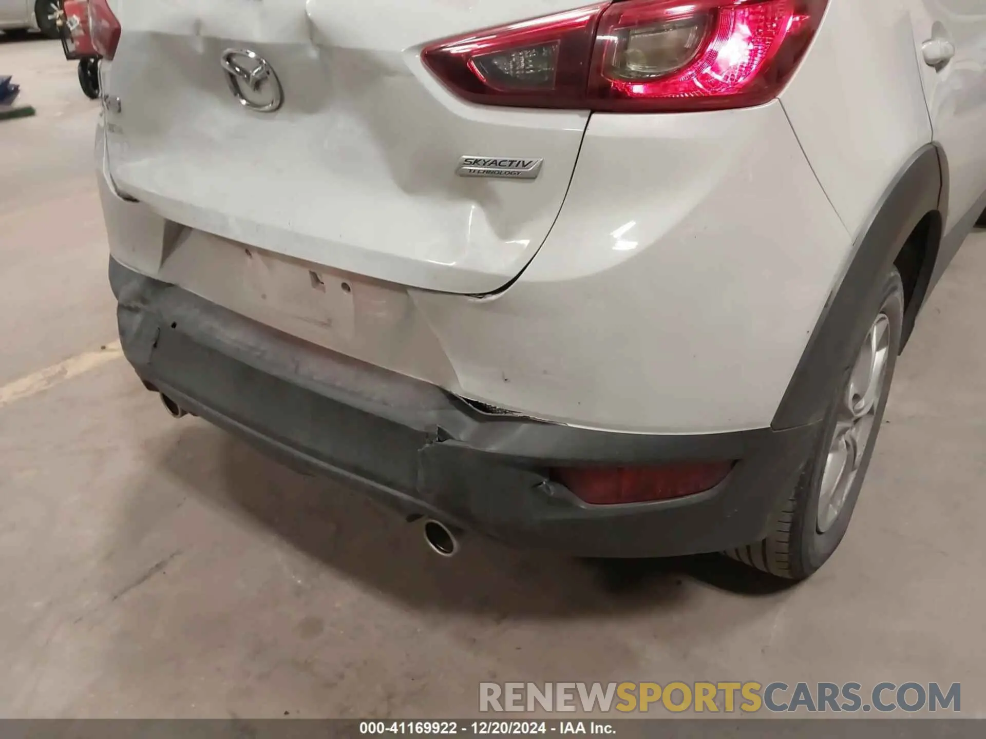 6 Фотография поврежденного автомобиля JM1DKDC75K1420653 MAZDA CX-3 2019