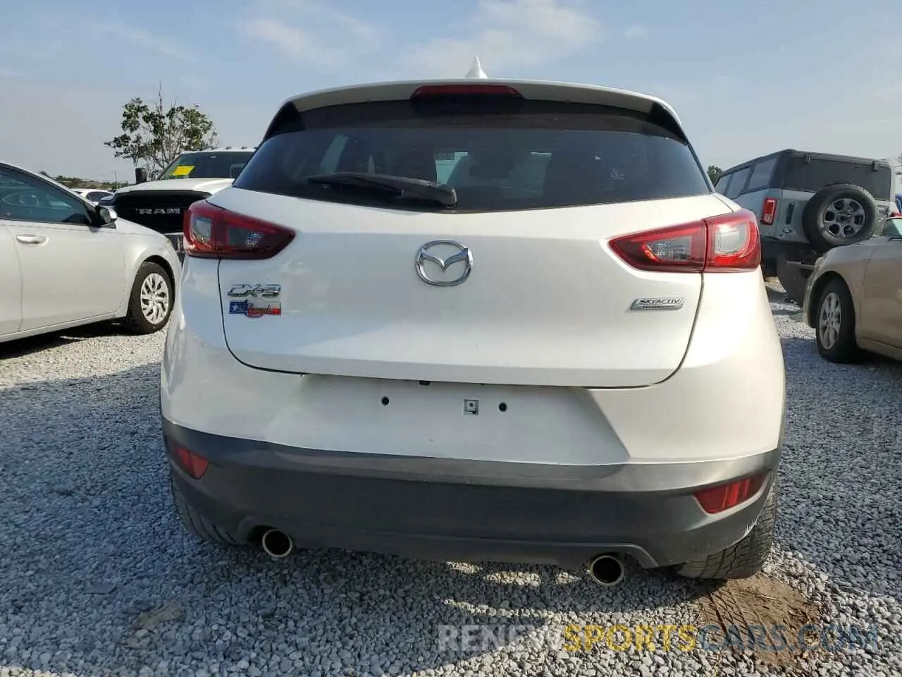 6 Photograph of a damaged car JM1DKDC76K1401187 MAZDA CX-3 2019