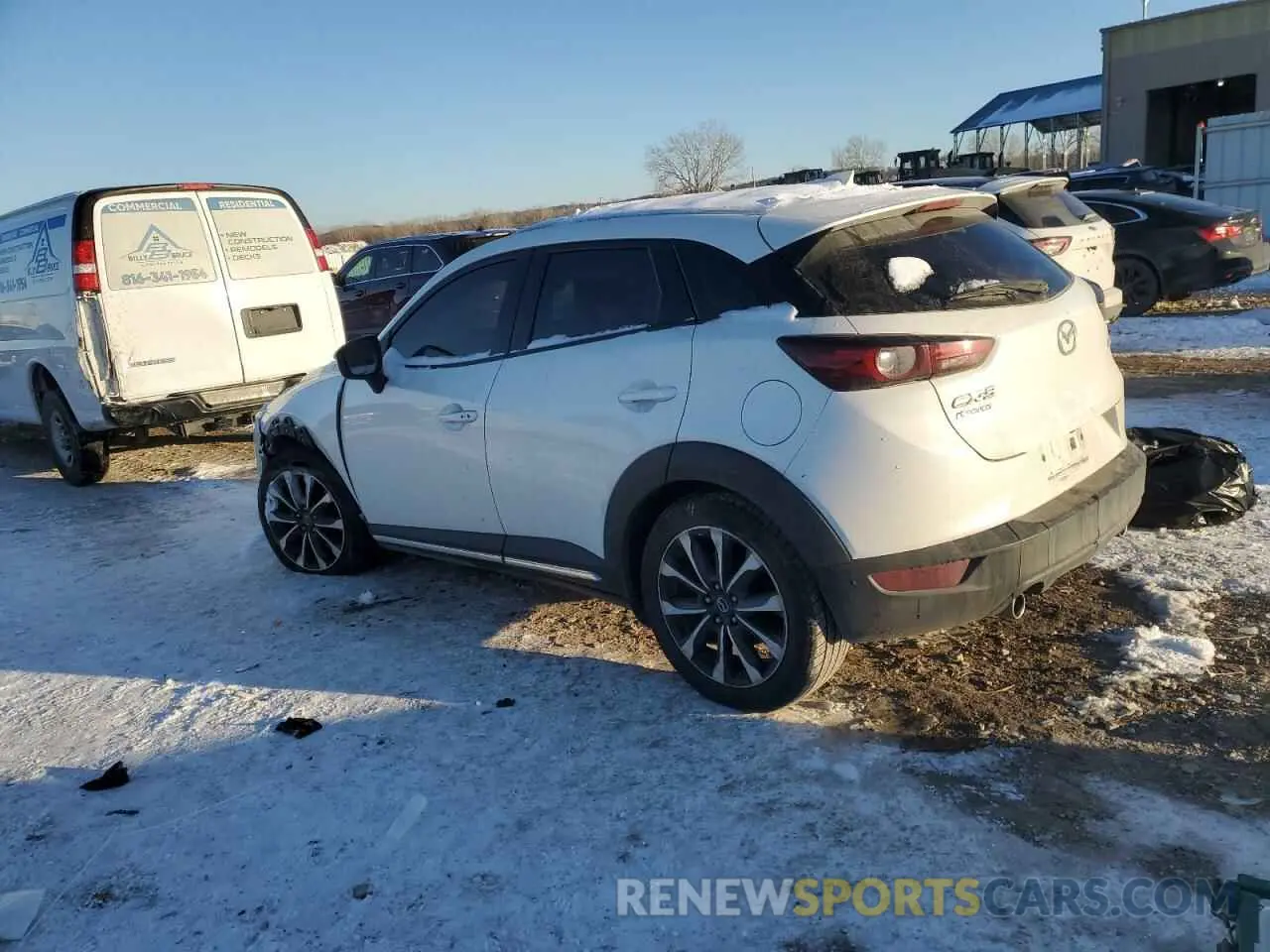2 Photograph of a damaged car JM1DKDD76K1429585 MAZDA CX-3 2019