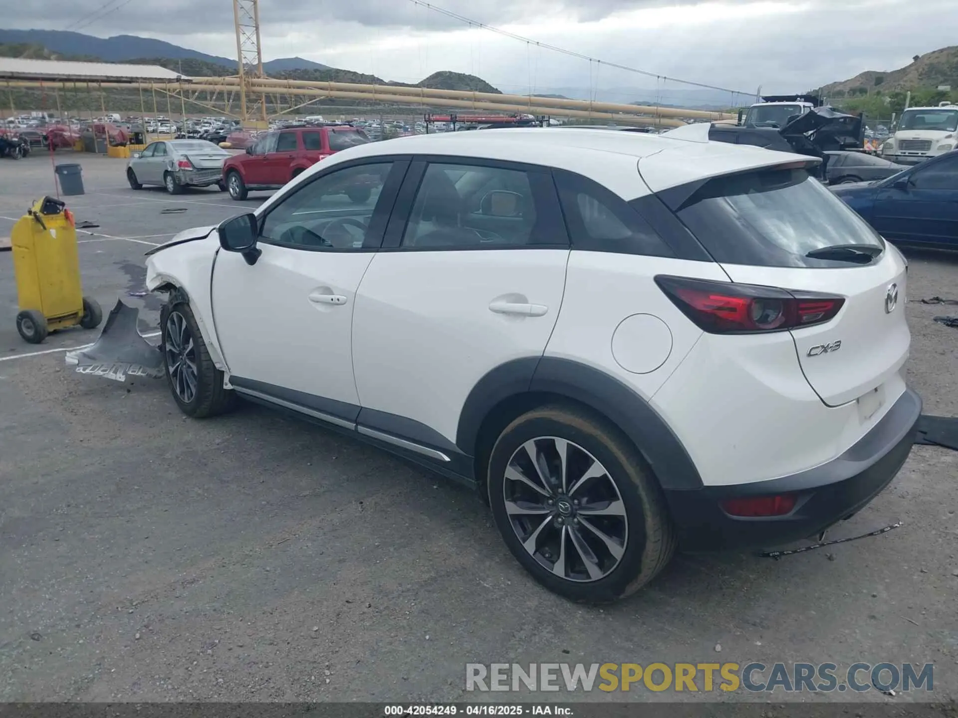 3 Photograph of a damaged car JM1DKDD77K0411859 MAZDA CX-3 2019