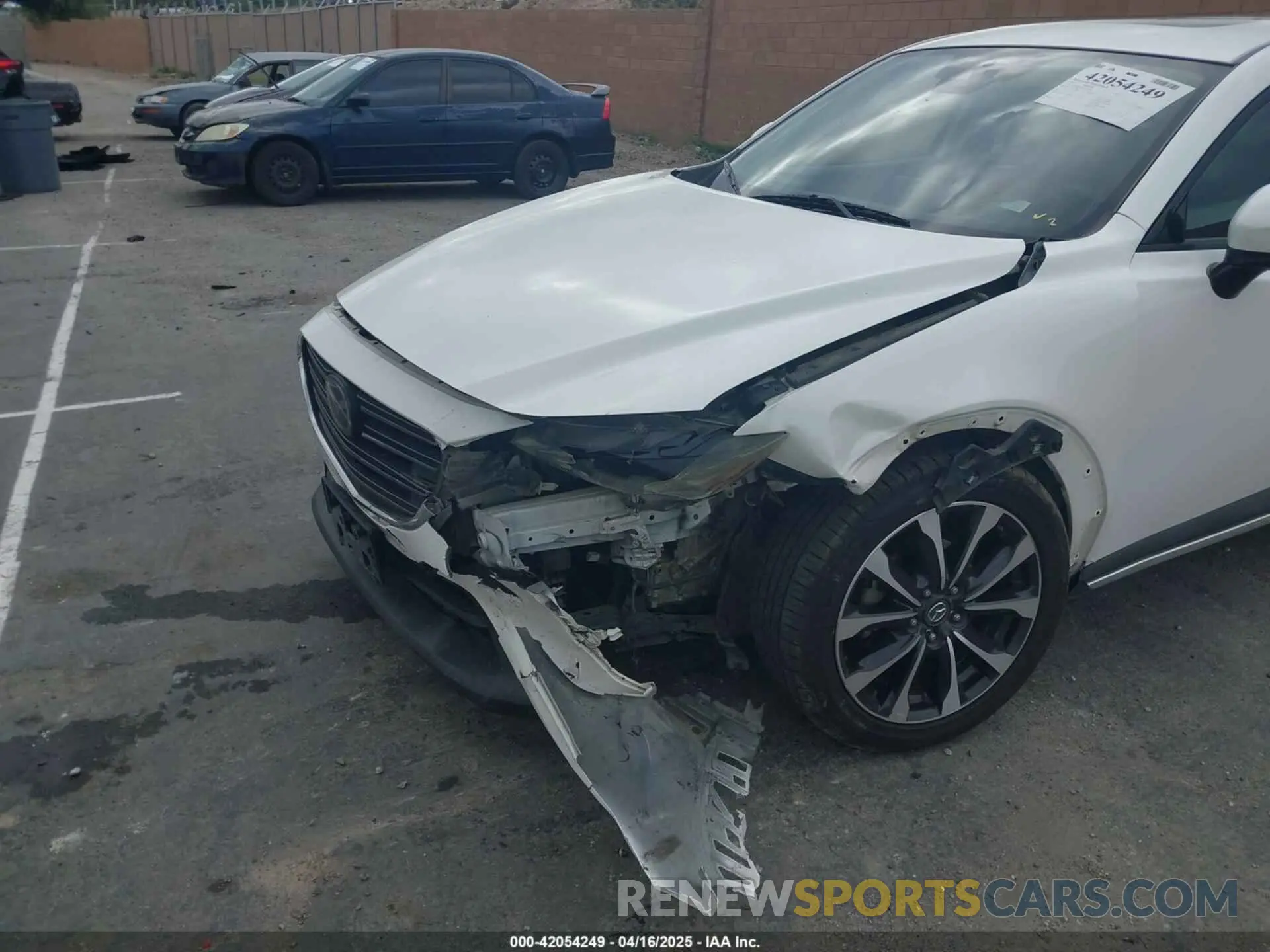 6 Photograph of a damaged car JM1DKDD77K0411859 MAZDA CX-3 2019
