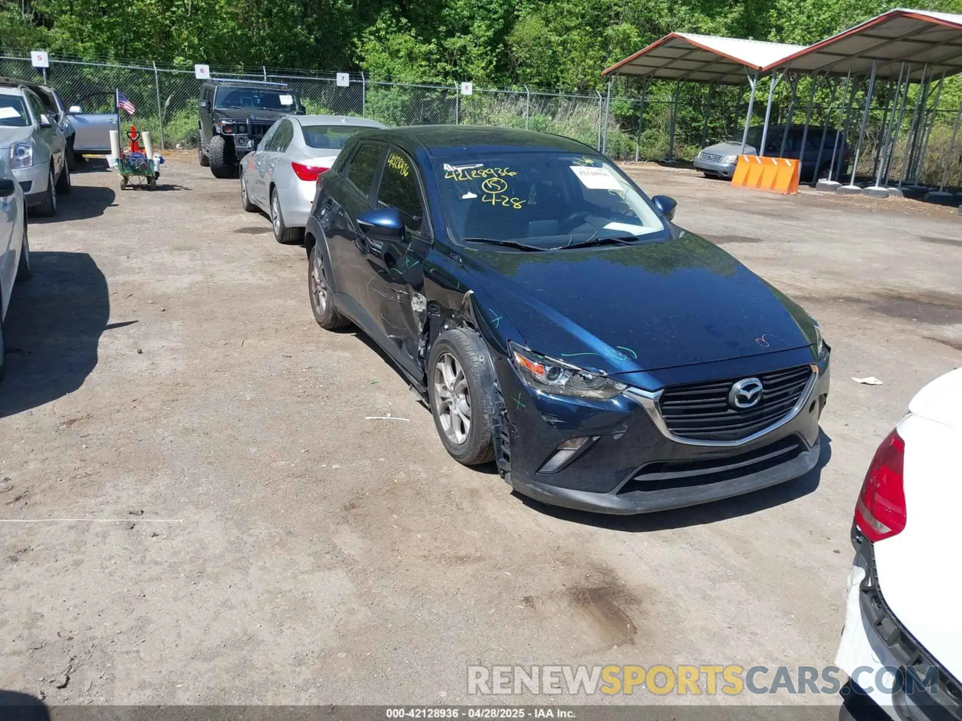 1 Фотография поврежденного автомобиля JM1DKFB70K1451421 MAZDA CX-3 2019