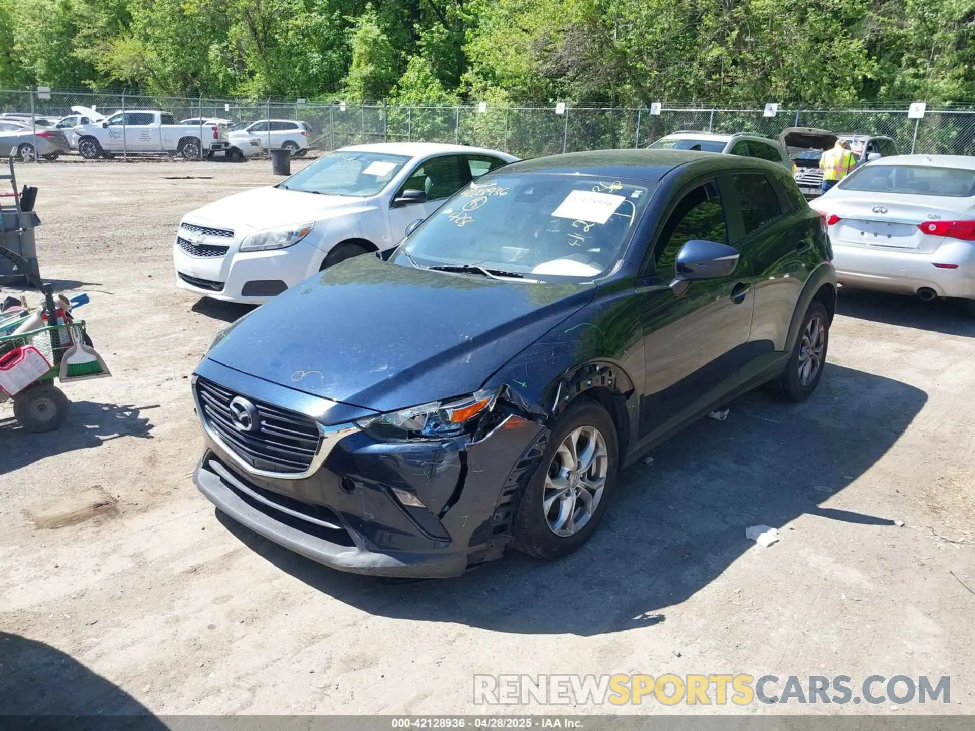 2 Фотография поврежденного автомобиля JM1DKFB70K1451421 MAZDA CX-3 2019