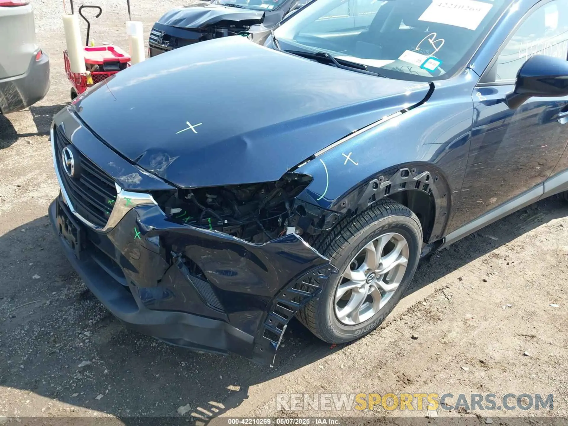 6 Photograph of a damaged car JM1DKFB71K0445584 MAZDA CX-3 2019