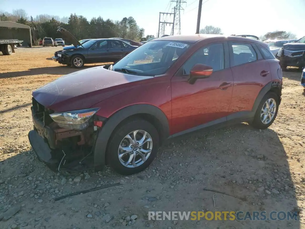 1 Фотография поврежденного автомобиля JM1DKFB73K0411887 MAZDA CX-3 2019