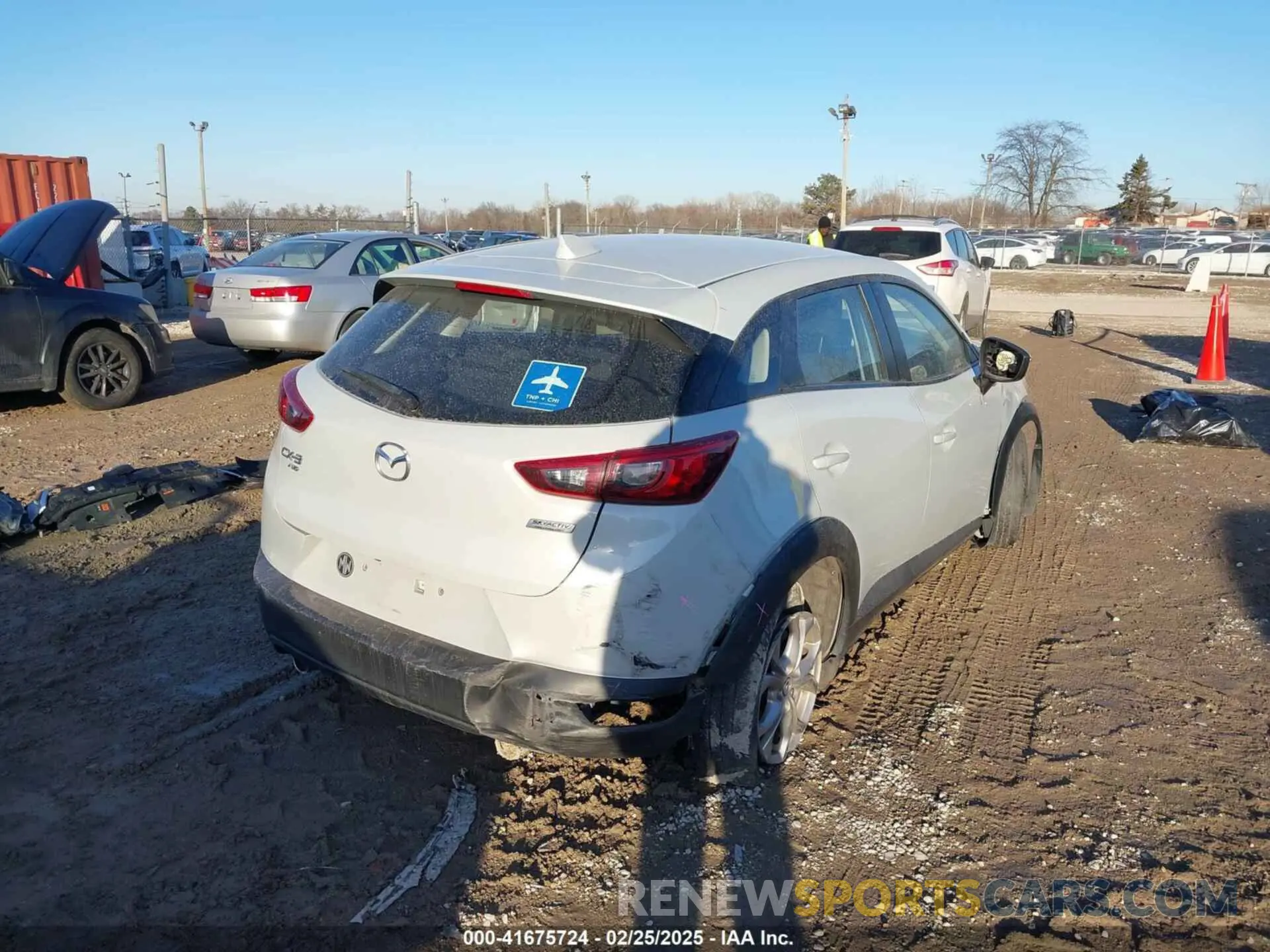 4 Photograph of a damaged car JM1DKFB73K0443125 MAZDA CX-3 2019