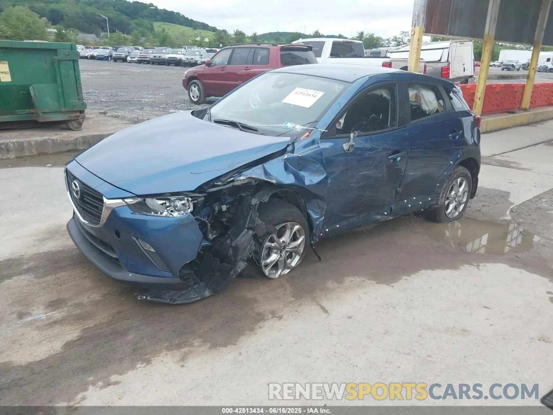 2 Photograph of a damaged car JM1DKFB74K1460042 MAZDA CX-3 2019