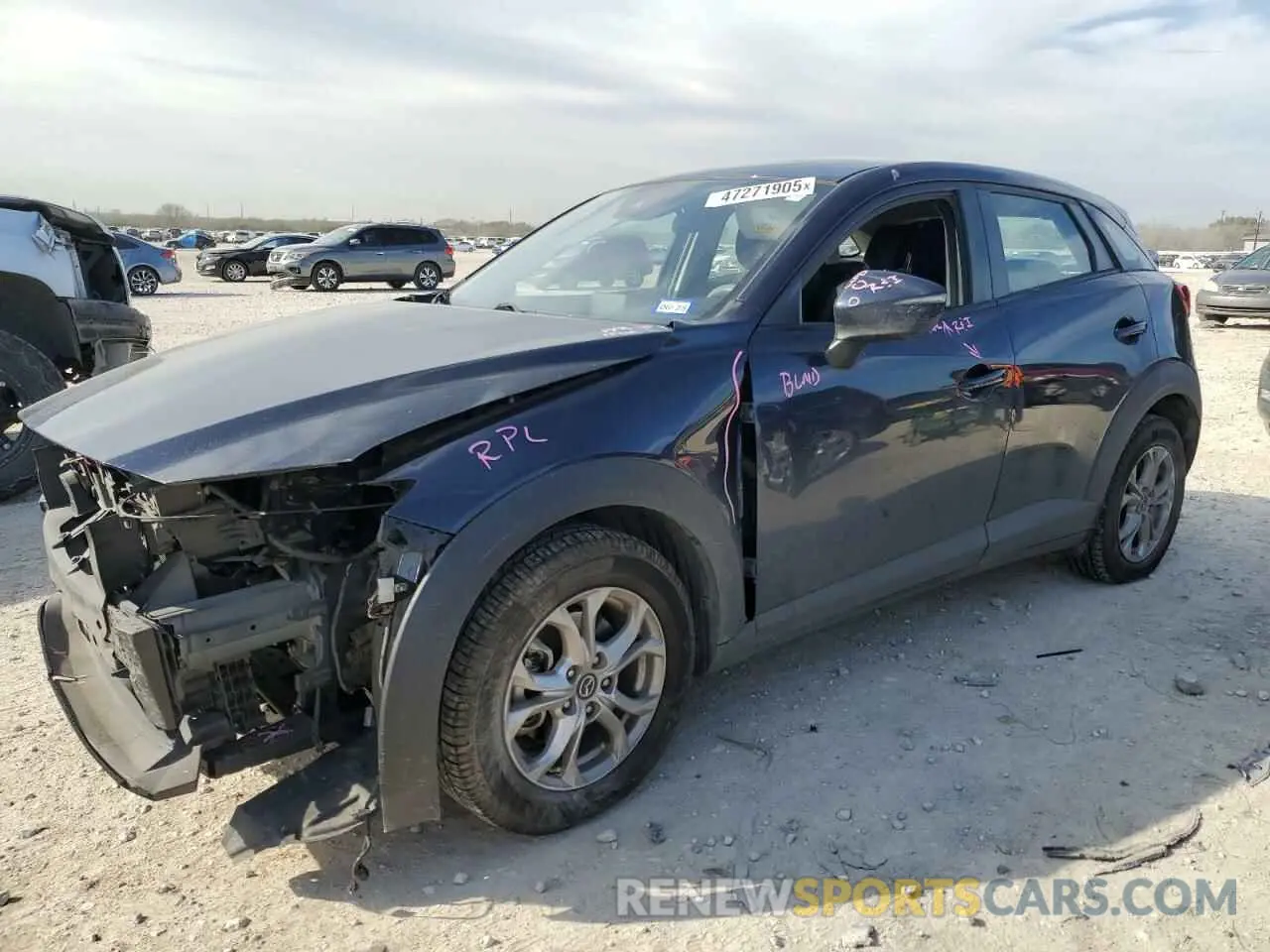 1 Фотография поврежденного автомобиля JM1DKFB75K1451110 MAZDA CX-3 2019