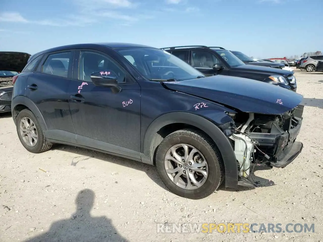 4 Фотография поврежденного автомобиля JM1DKFB75K1451110 MAZDA CX-3 2019