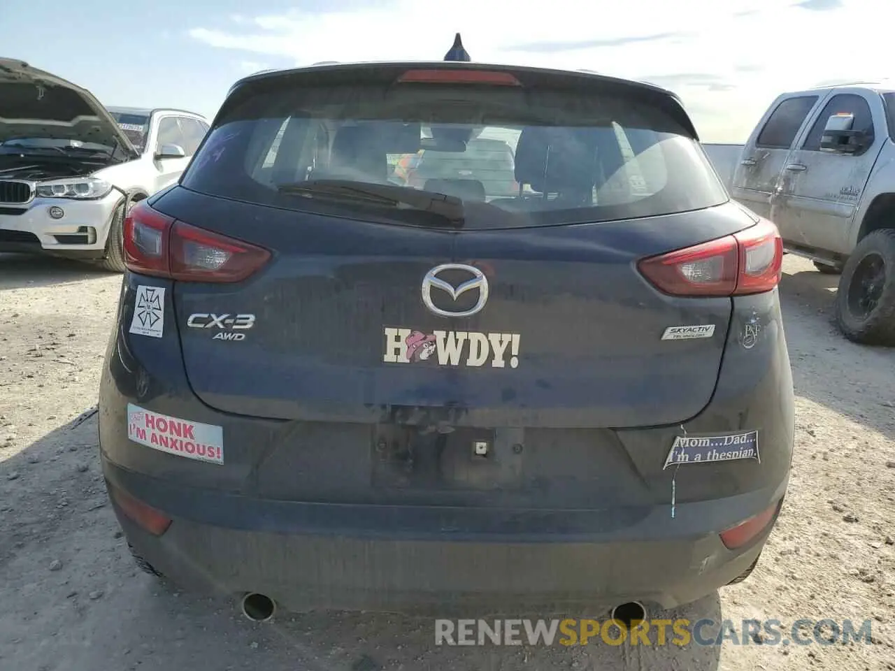 6 Фотография поврежденного автомобиля JM1DKFB75K1451110 MAZDA CX-3 2019