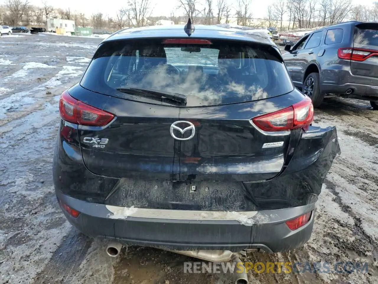 6 Фотография поврежденного автомобиля JM1DKFB75K1451219 MAZDA CX-3 2019