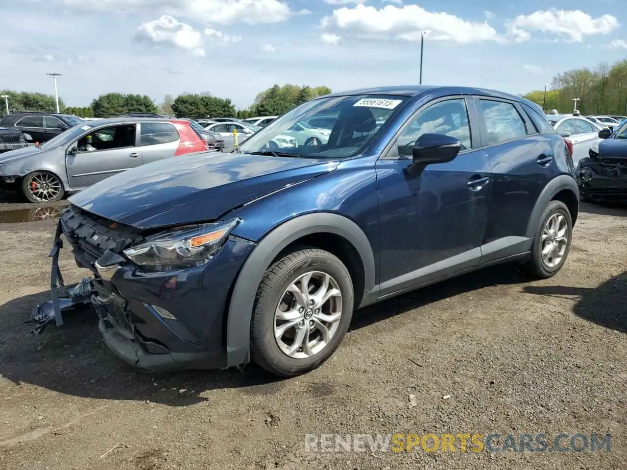 1 Photograph of a damaged car JM1DKFB78K0420620 MAZDA CX-3 2019