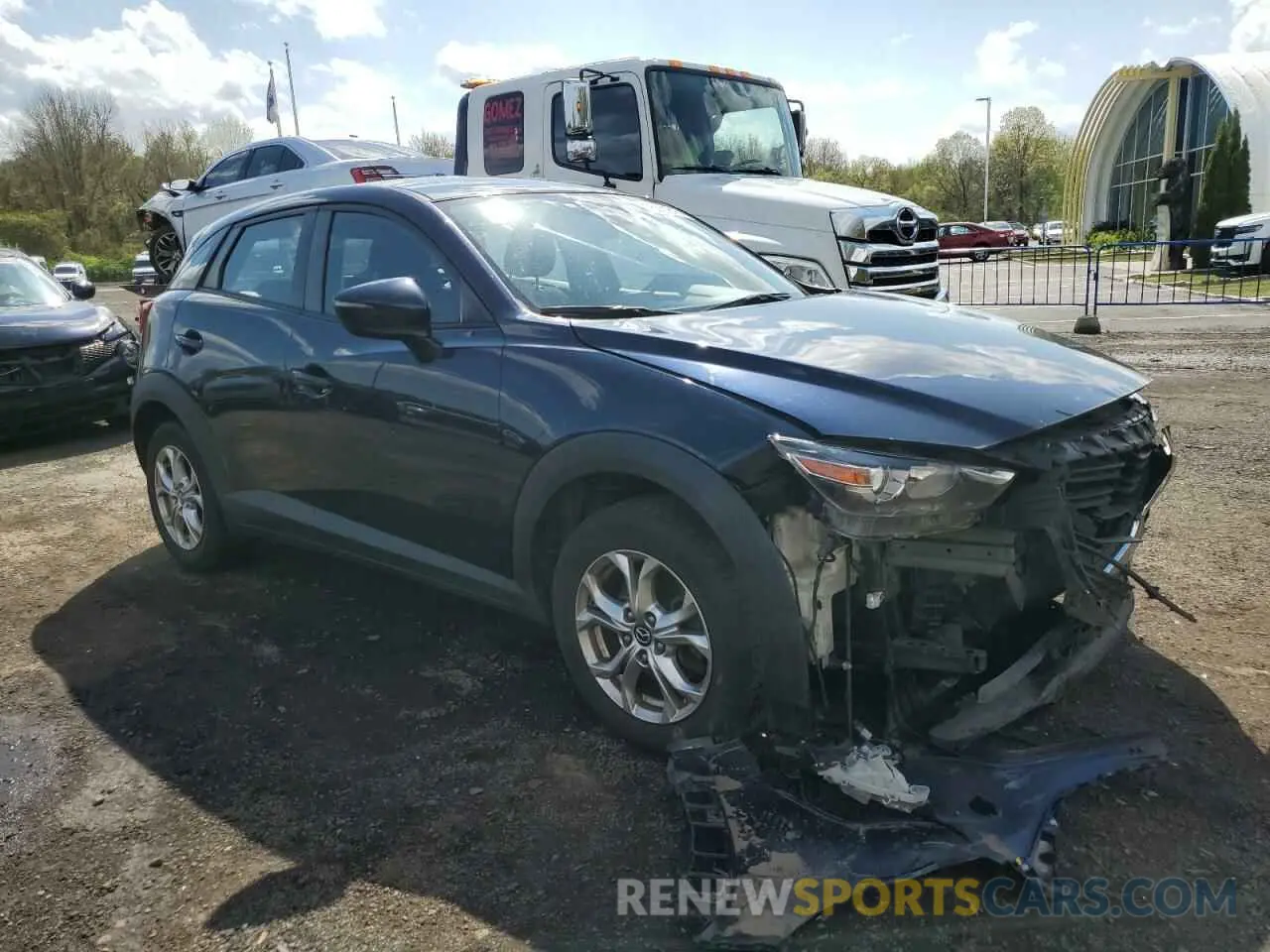 4 Photograph of a damaged car JM1DKFB78K0420620 MAZDA CX-3 2019