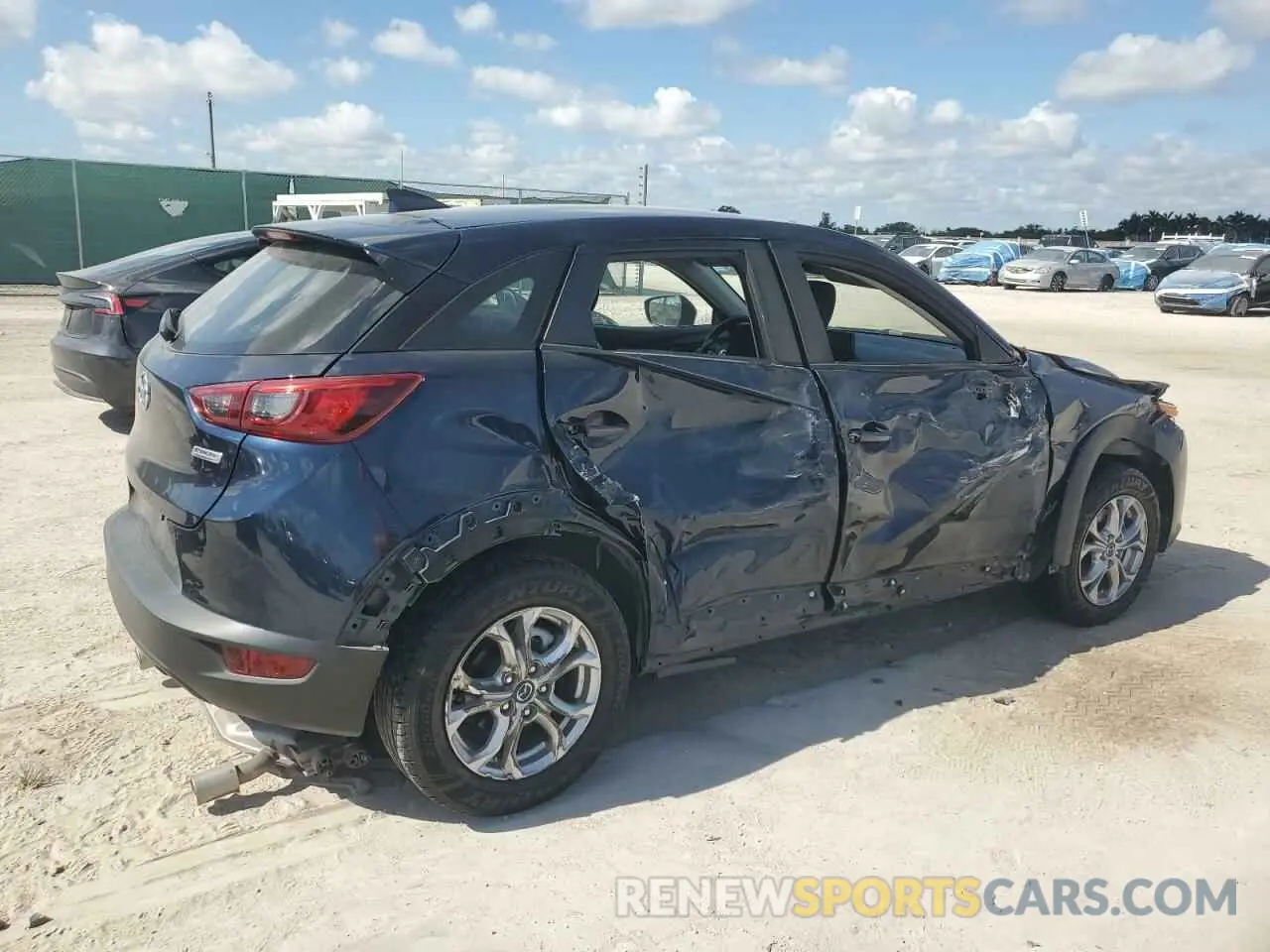 3 Photograph of a damaged car JM1DKFB78K0453777 MAZDA CX-3 2019