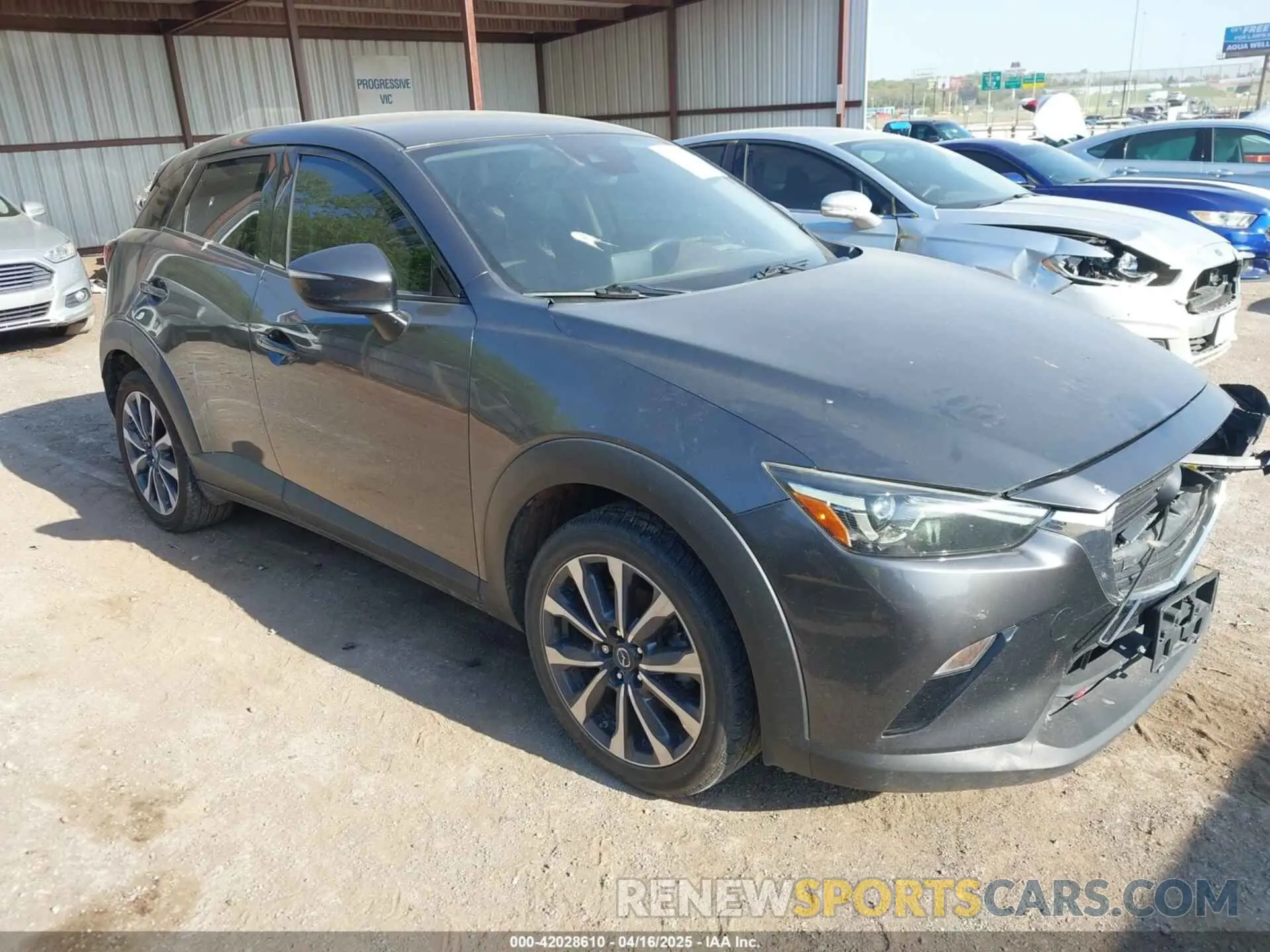 1 Фотография поврежденного автомобиля JM1DKFC70K0445901 MAZDA CX-3 2019