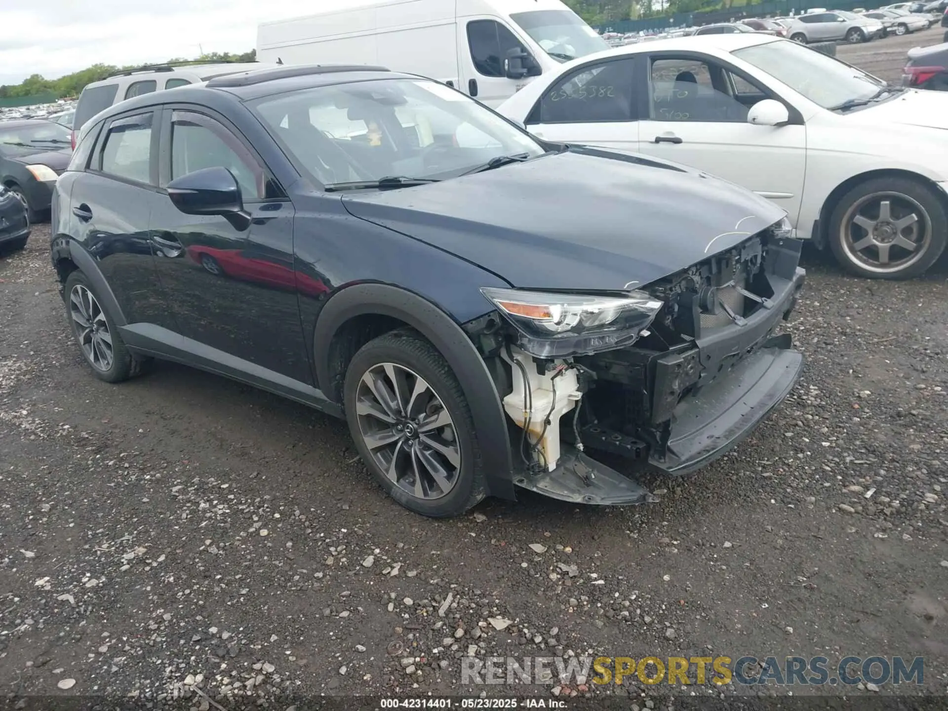 1 Photograph of a damaged car JM1DKFC76K0446440 MAZDA CX-3 2019
