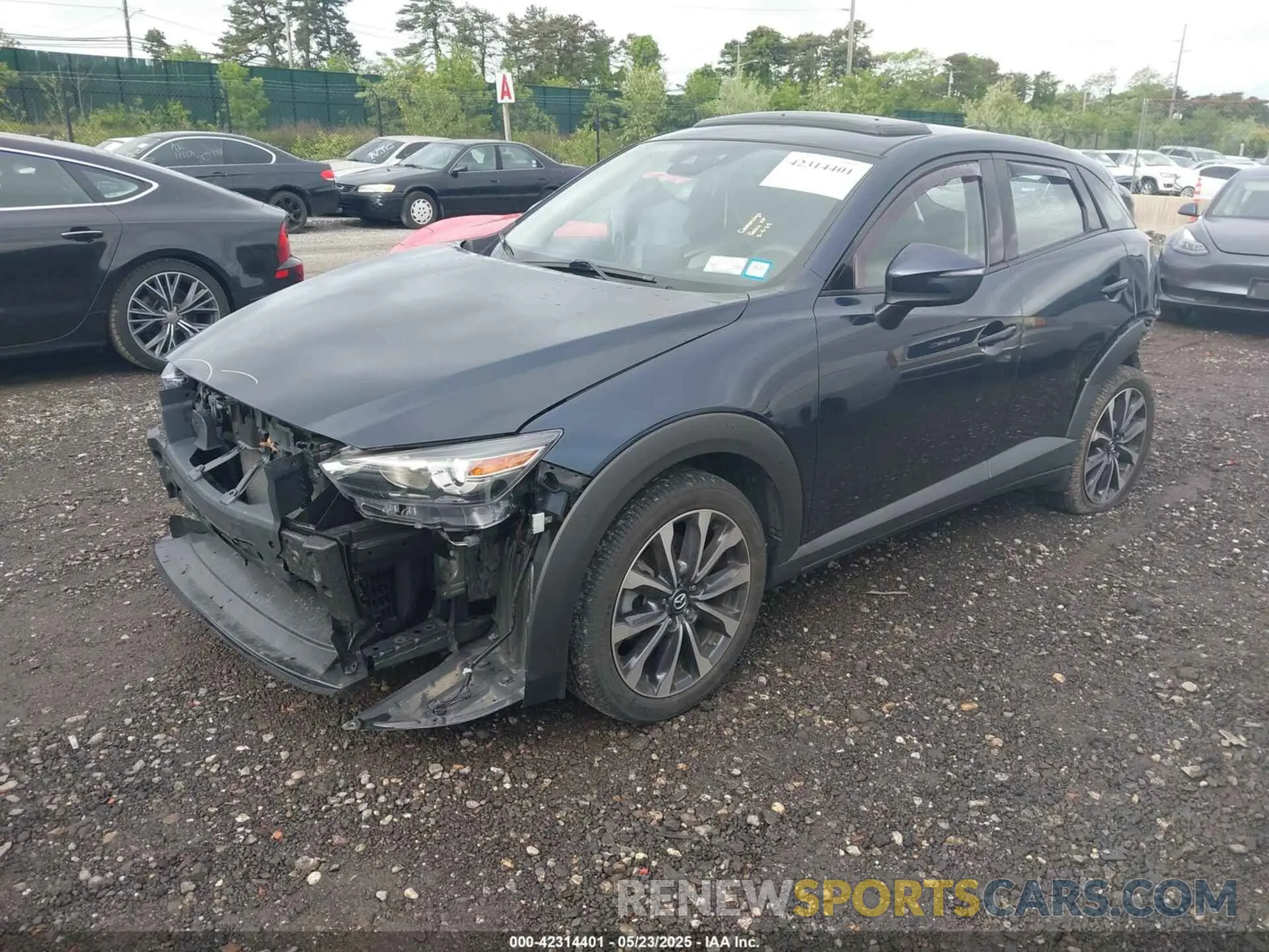 2 Photograph of a damaged car JM1DKFC76K0446440 MAZDA CX-3 2019
