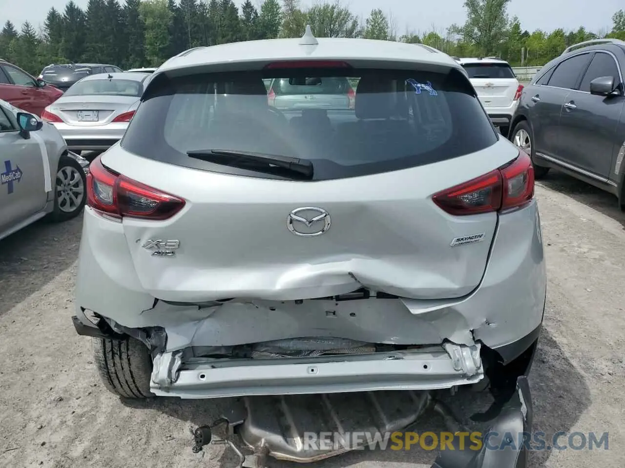 6 Фотография поврежденного автомобиля JM1DKFC76K1451342 MAZDA CX-3 2019