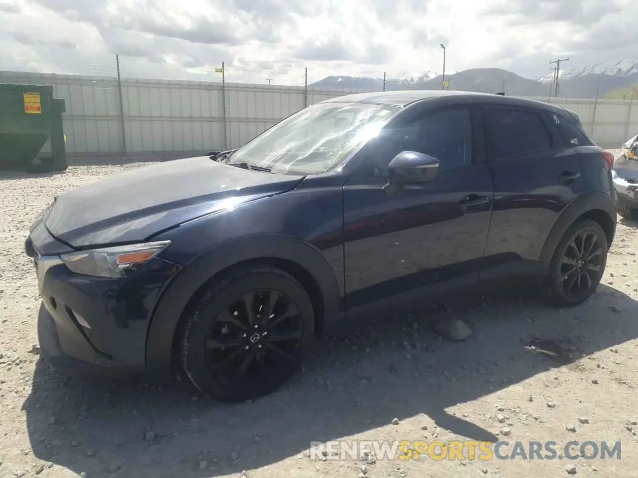 1 Photograph of a damaged car JM1DKFC77K0449587 MAZDA CX-3 2019