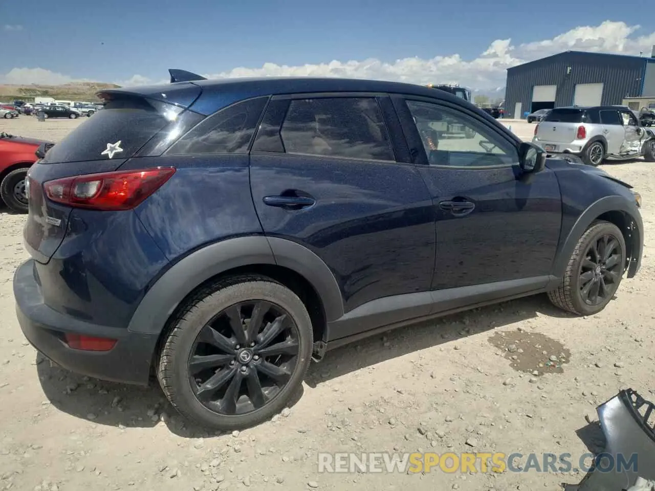 3 Photograph of a damaged car JM1DKFC77K0449587 MAZDA CX-3 2019