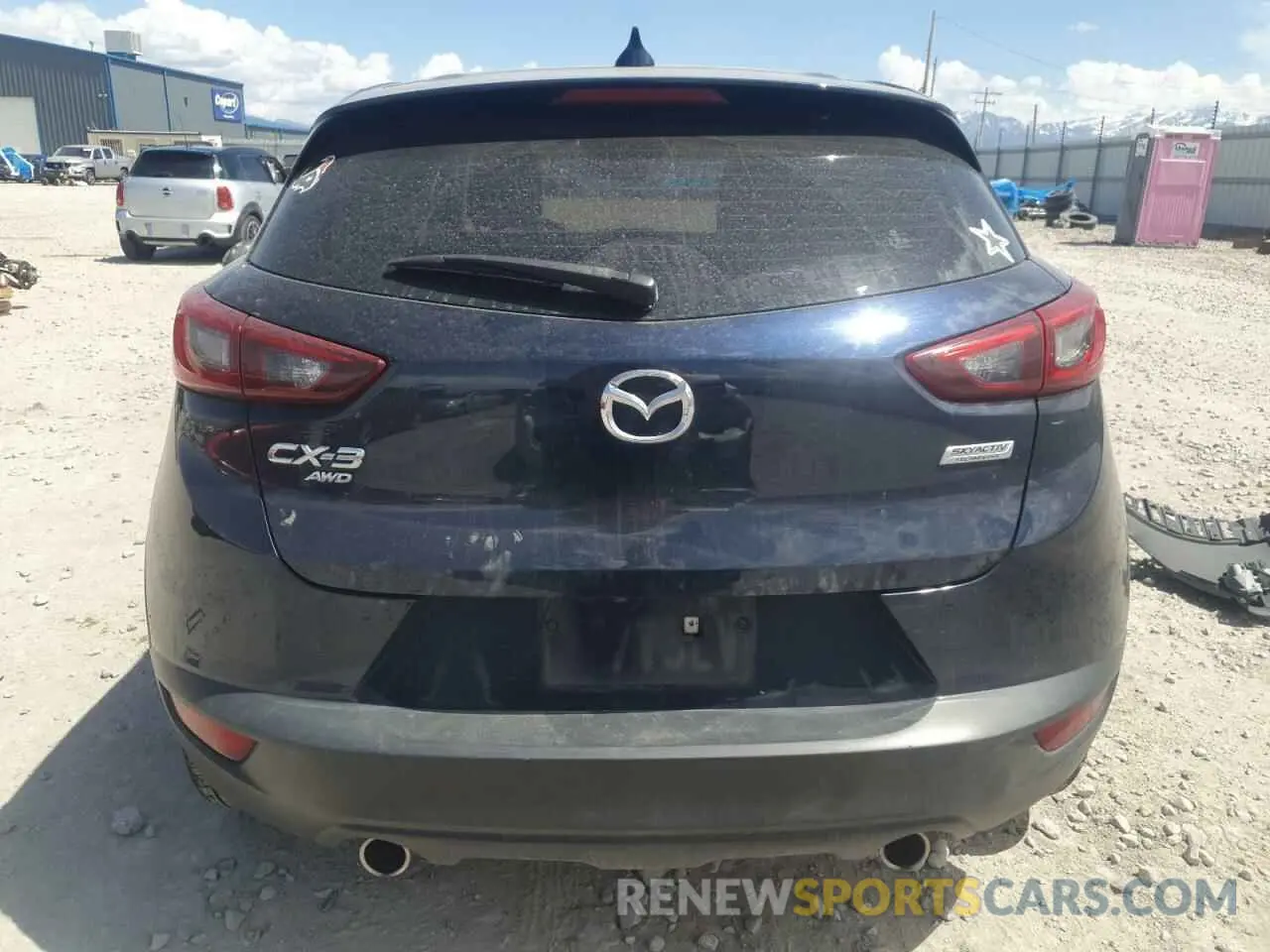 6 Photograph of a damaged car JM1DKFC77K0449587 MAZDA CX-3 2019