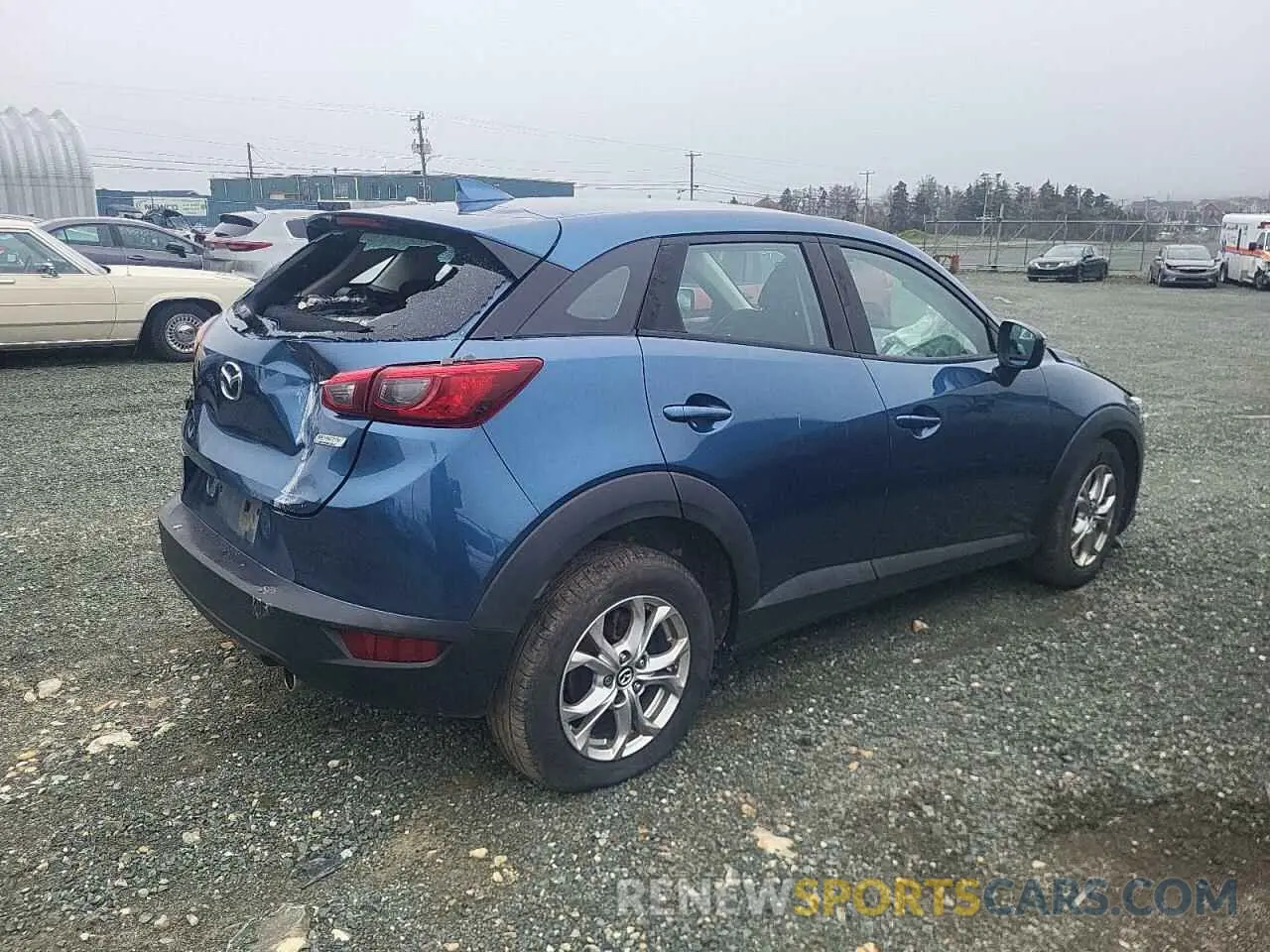 3 Photograph of a damaged car JM1DKFC78K0414606 MAZDA CX-3 2019