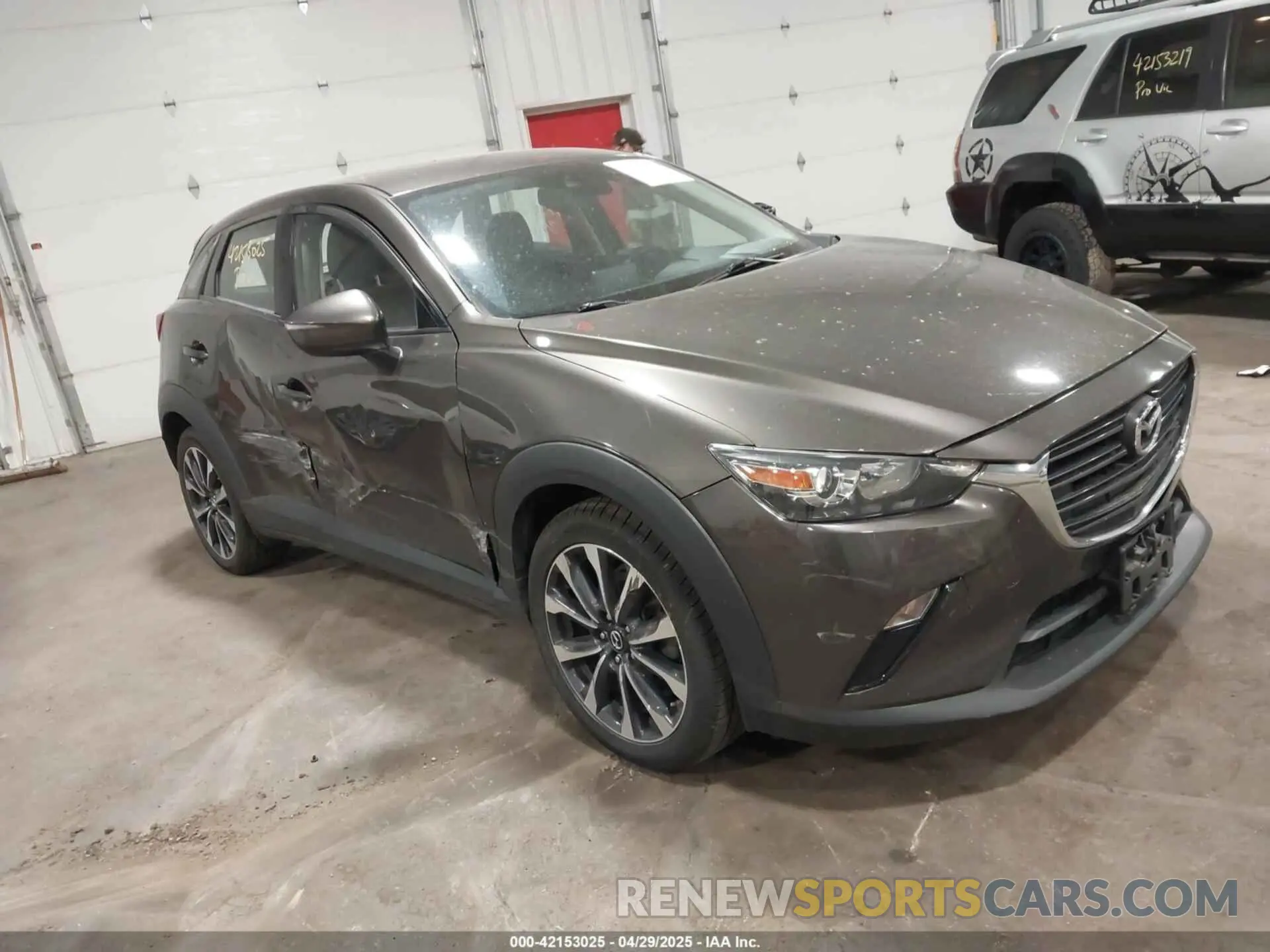 1 Photograph of a damaged car JM1DKFC79K0442432 MAZDA CX-3 2019