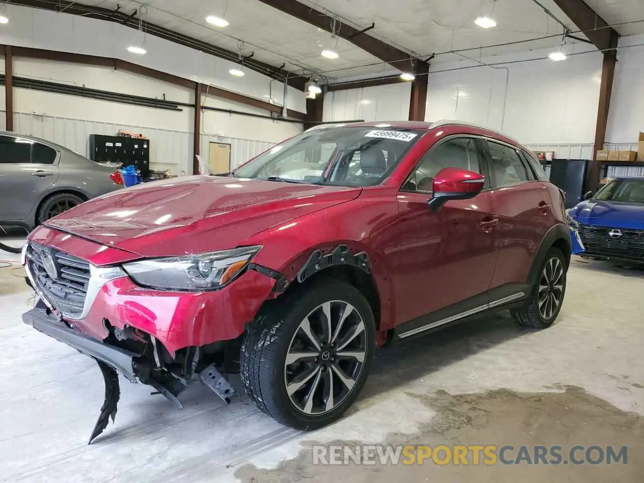 1 Фотография поврежденного автомобиля JM1DKFD70K0451020 MAZDA CX-3 2019