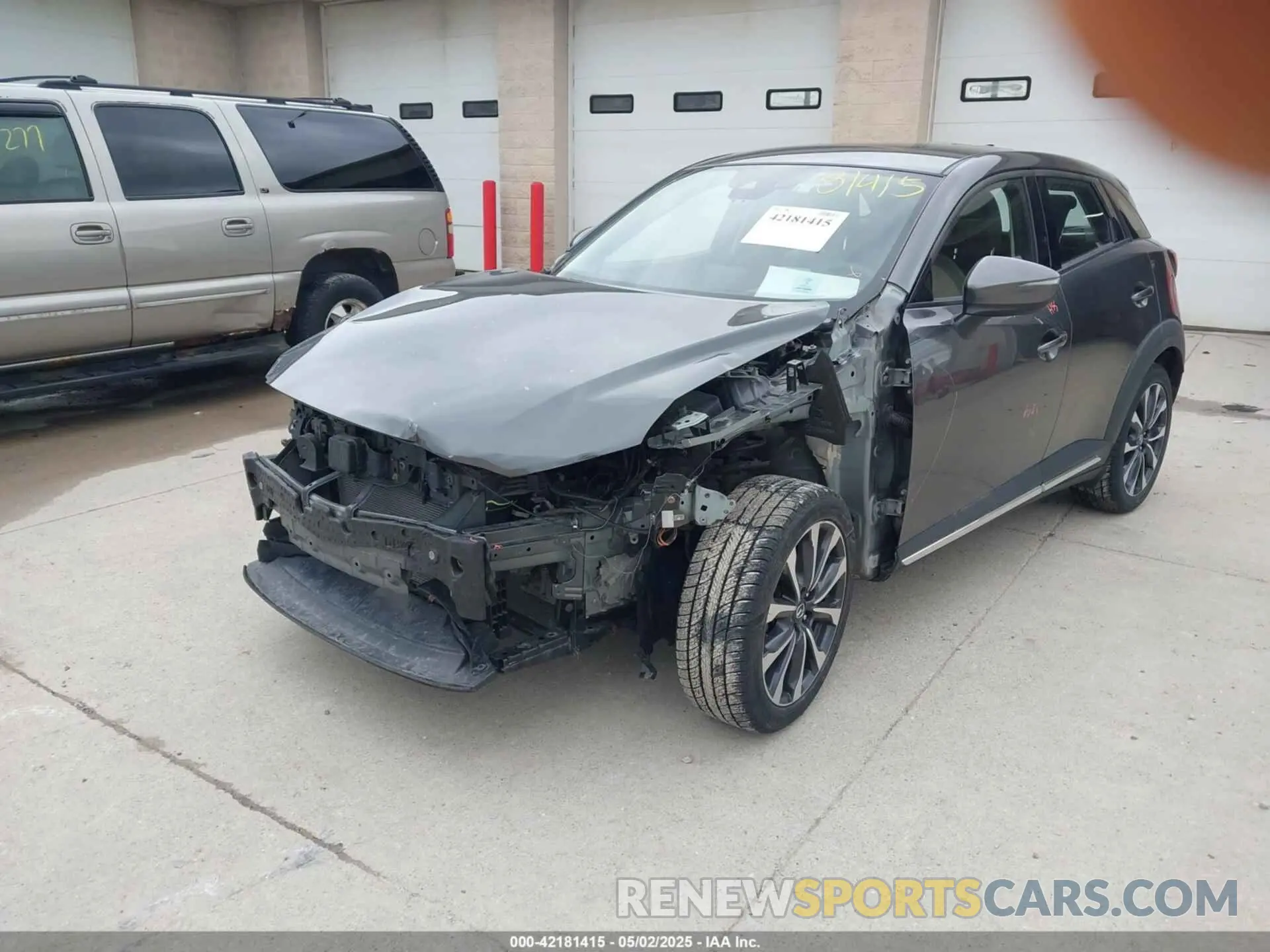 2 Фотография поврежденного автомобиля JM1DKFD72K0450239 MAZDA CX-3 2019
