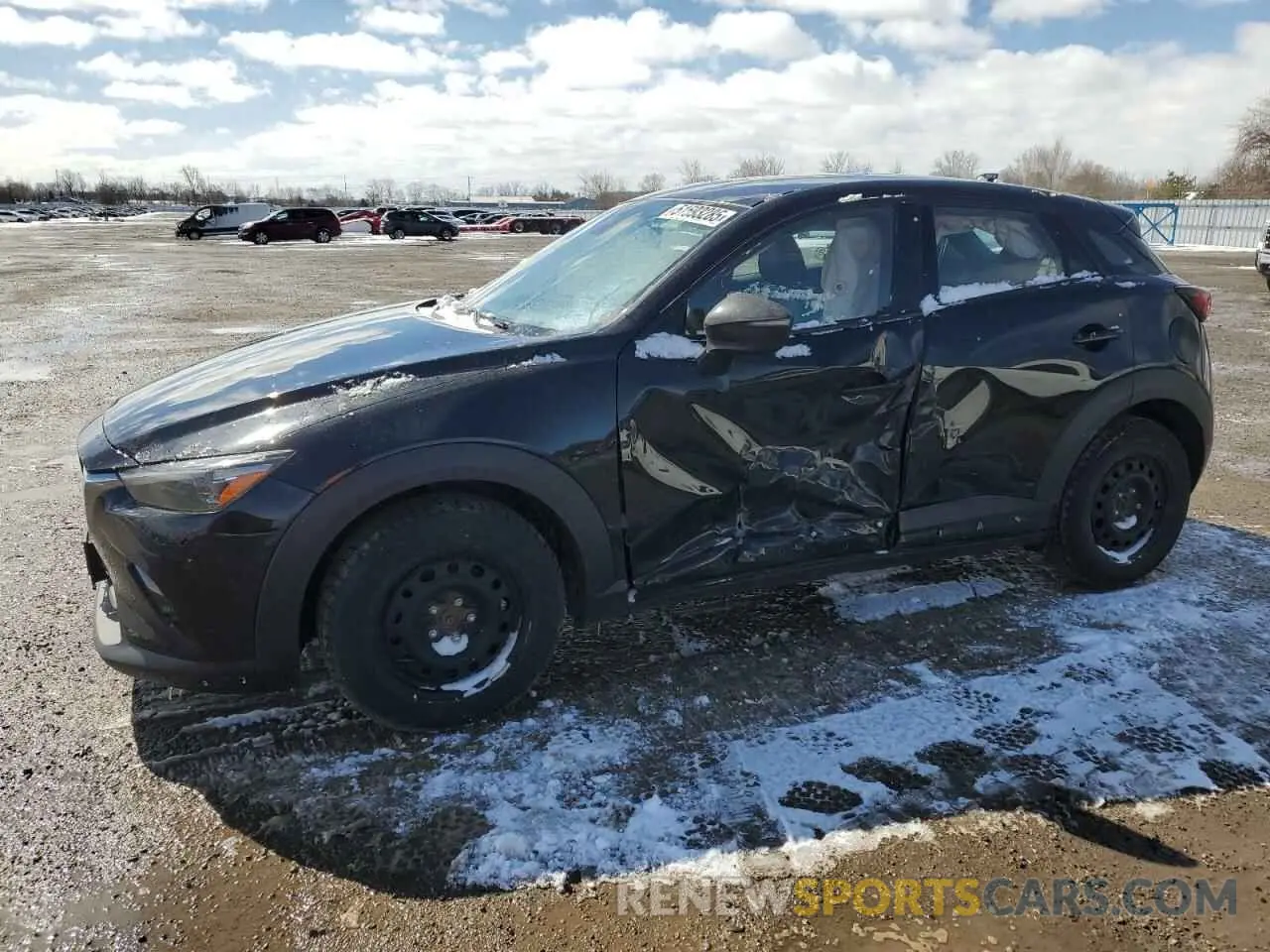 1 Photograph of a damaged car JM1DKFD78K0450505 MAZDA CX-3 2019