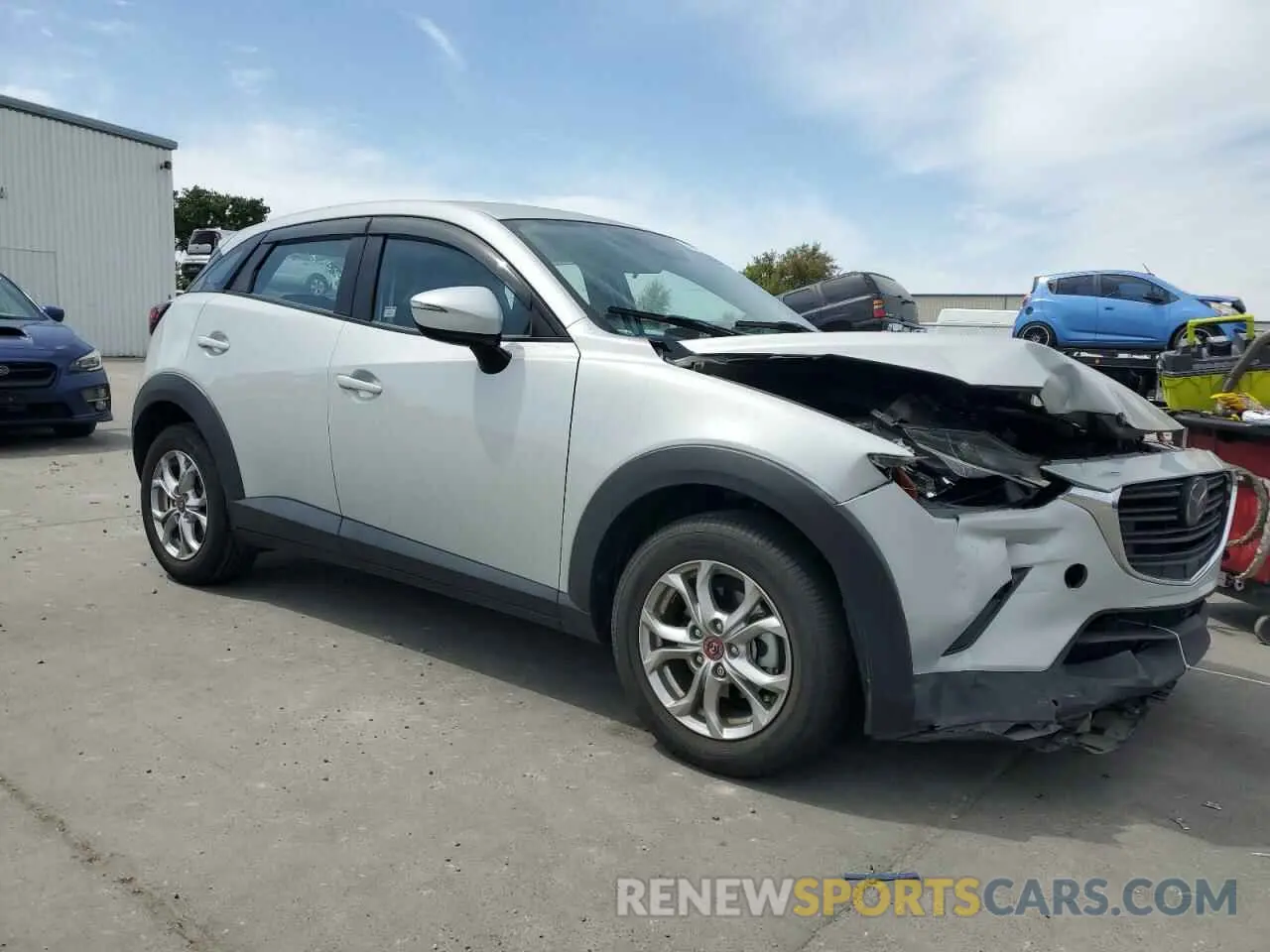 4 Фотография поврежденного автомобиля JM1DKDB74L1474321 MAZDA CX-3 2020