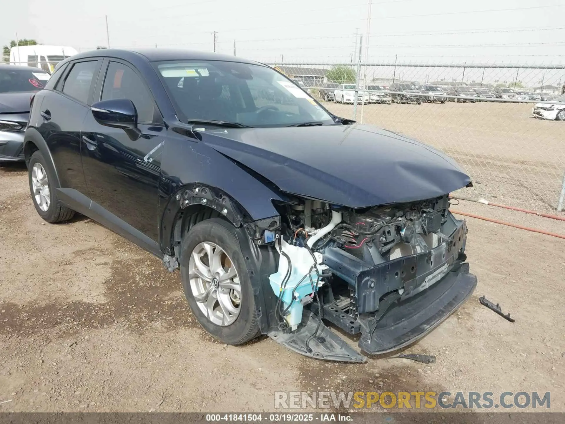 1 Photograph of a damaged car JM1DKDB76L1465765 MAZDA CX-3 2020