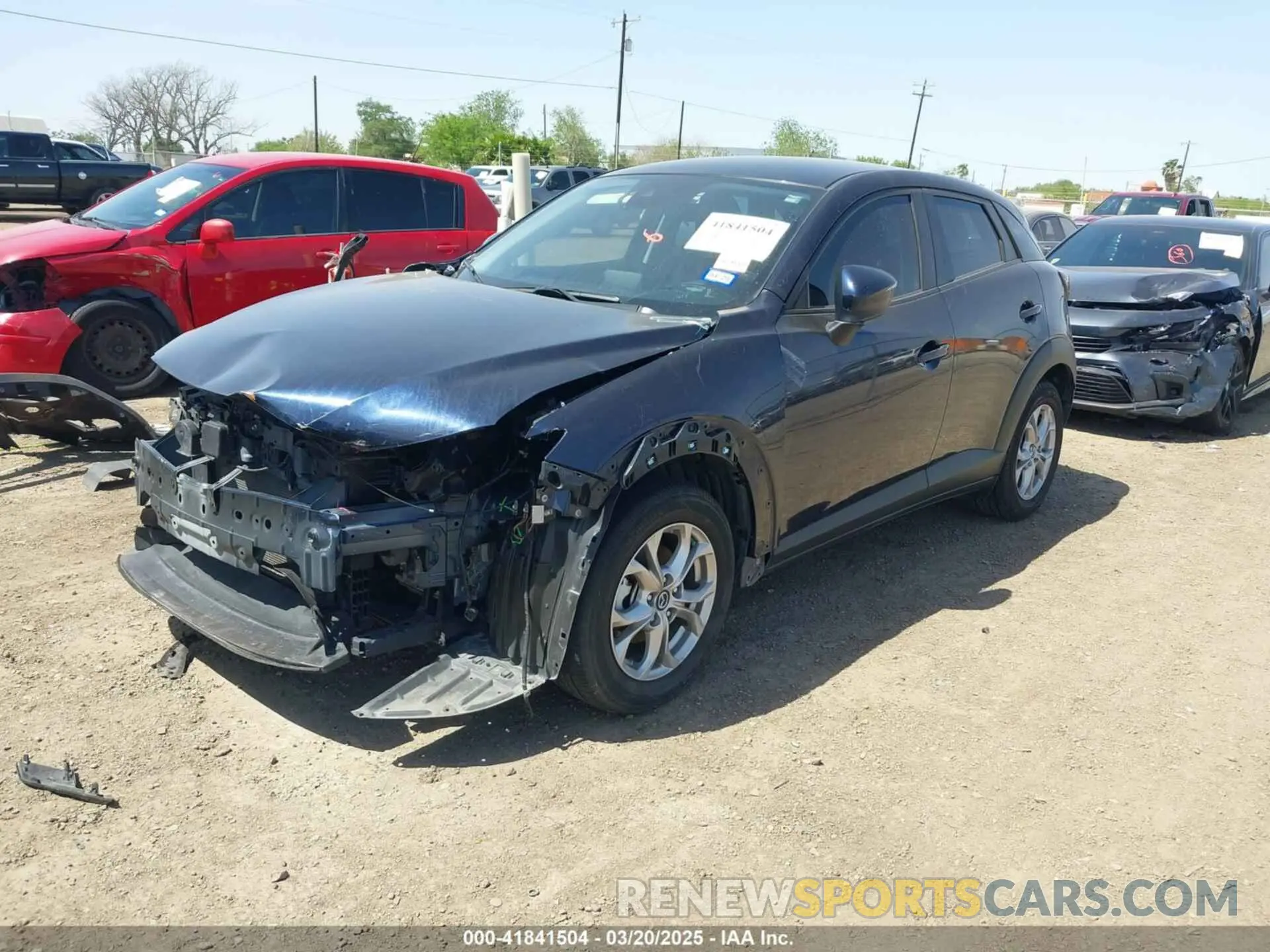 2 Photograph of a damaged car JM1DKDB76L1465765 MAZDA CX-3 2020