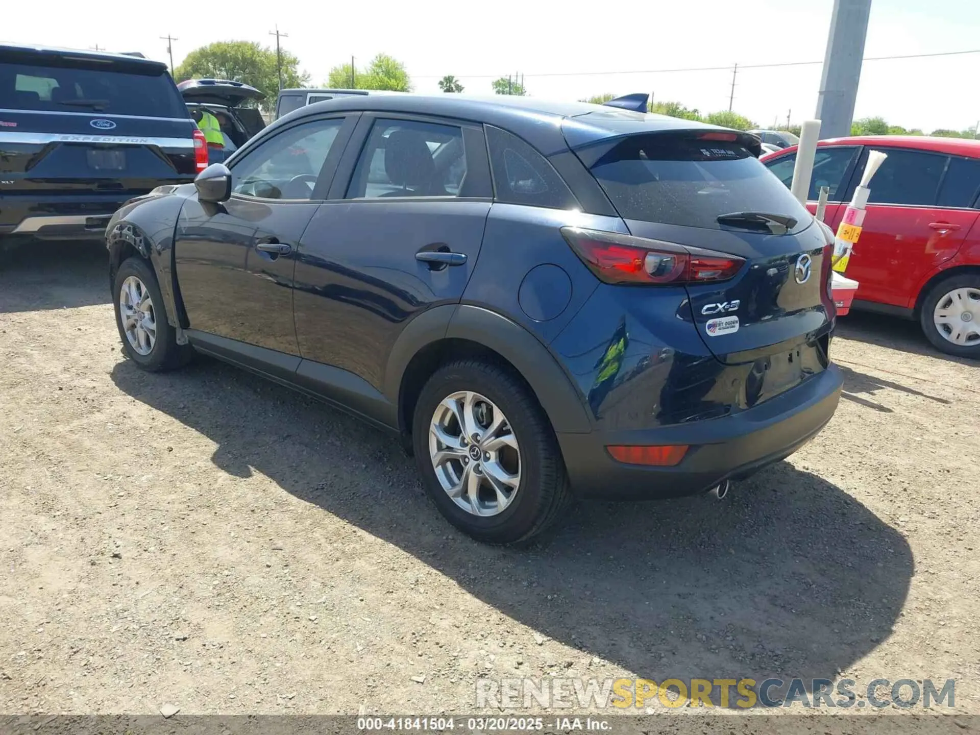3 Photograph of a damaged car JM1DKDB76L1465765 MAZDA CX-3 2020