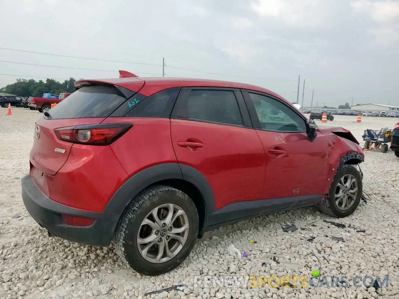 3 Photograph of a damaged car JM1DKFB73L1471664 MAZDA CX-3 2020