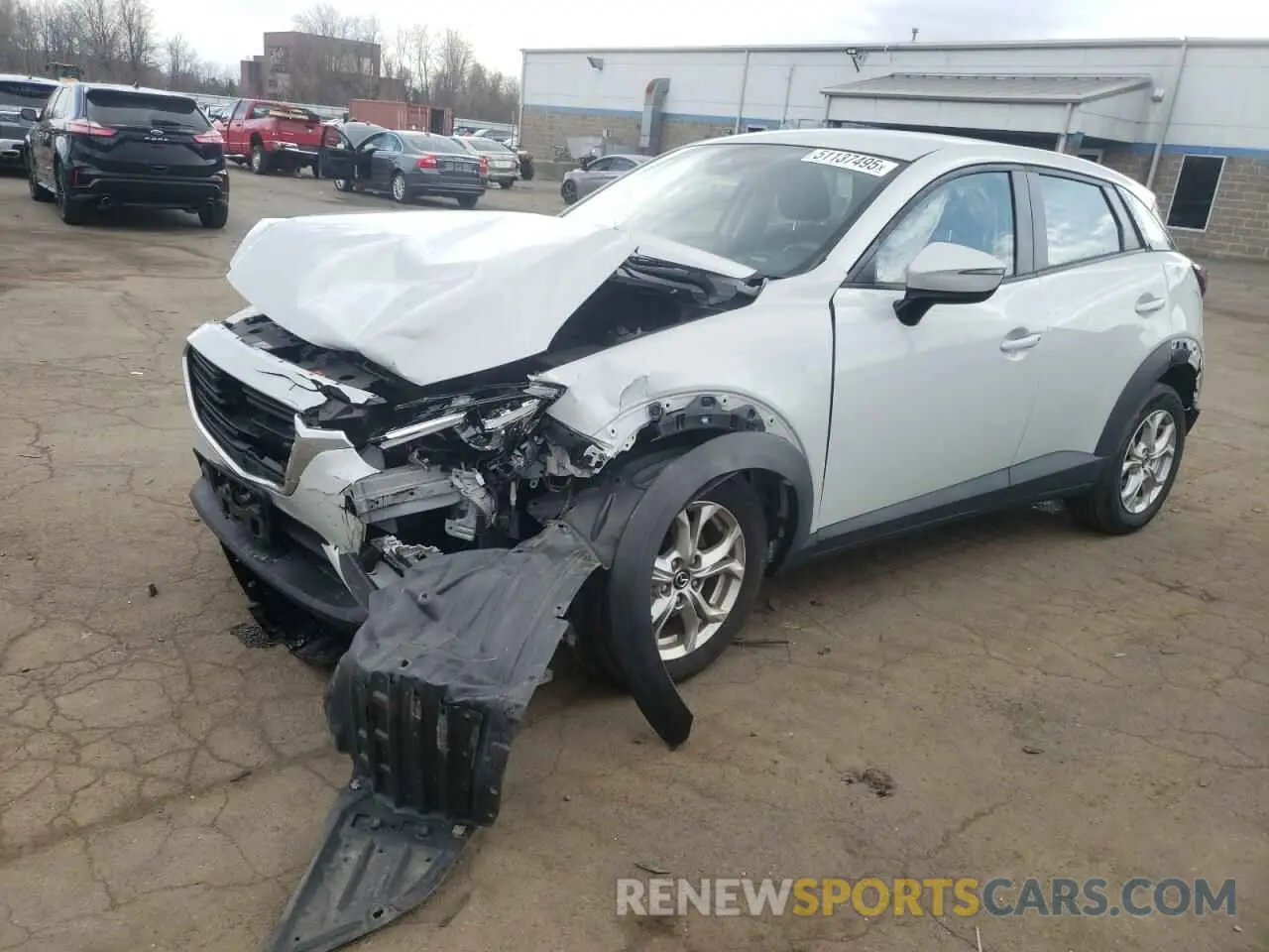 1 Photograph of a damaged car JM1DKFB7XL1475193 MAZDA CX-3 2020