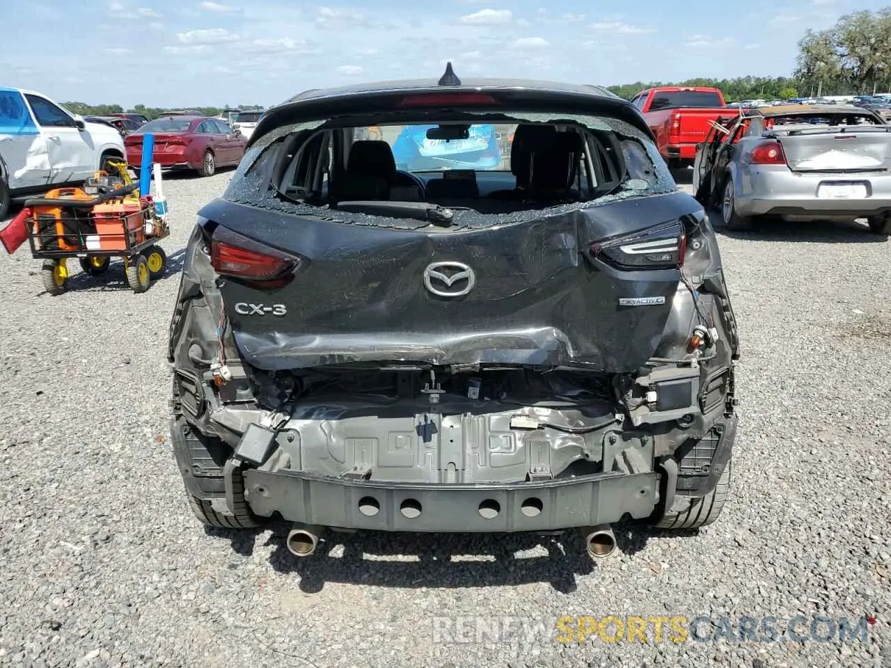 6 Фотография поврежденного автомобиля JM1DKDB73M1505009 MAZDA CX-3 2021