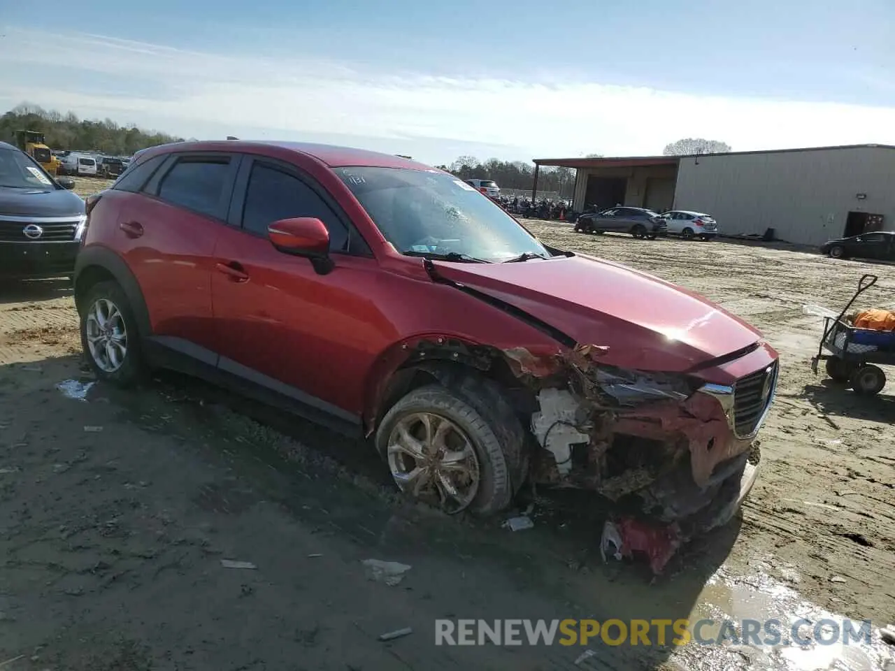 4 Фотография поврежденного автомобиля JM1DKDB76M1501309 MAZDA CX-3 2021