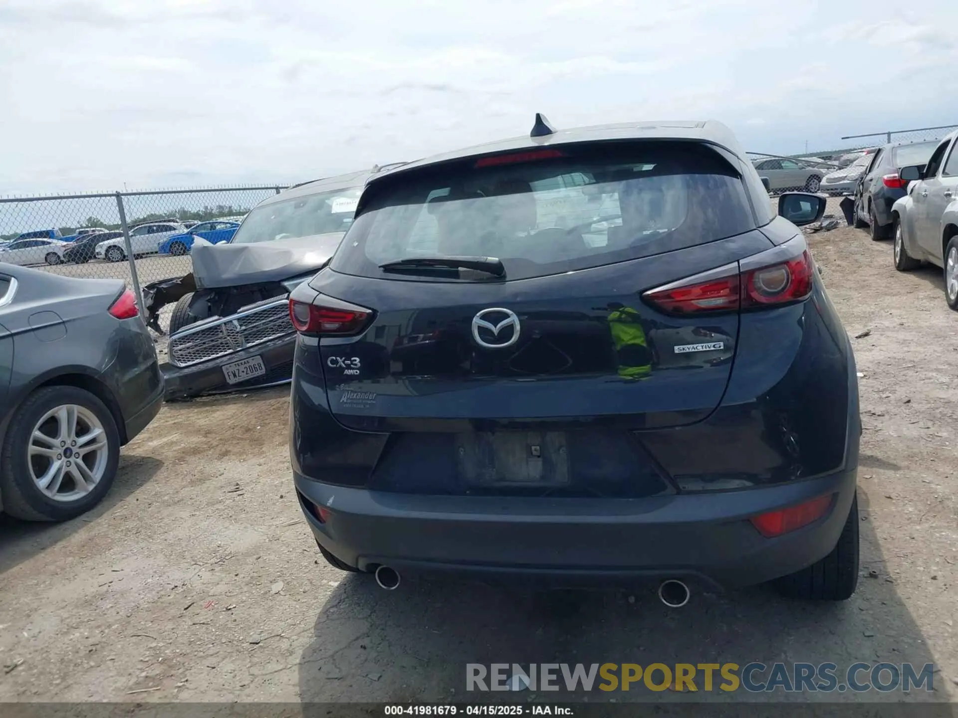 16 Photograph of a damaged car JM1DKFB72M1507720 MAZDA CX-3 2021