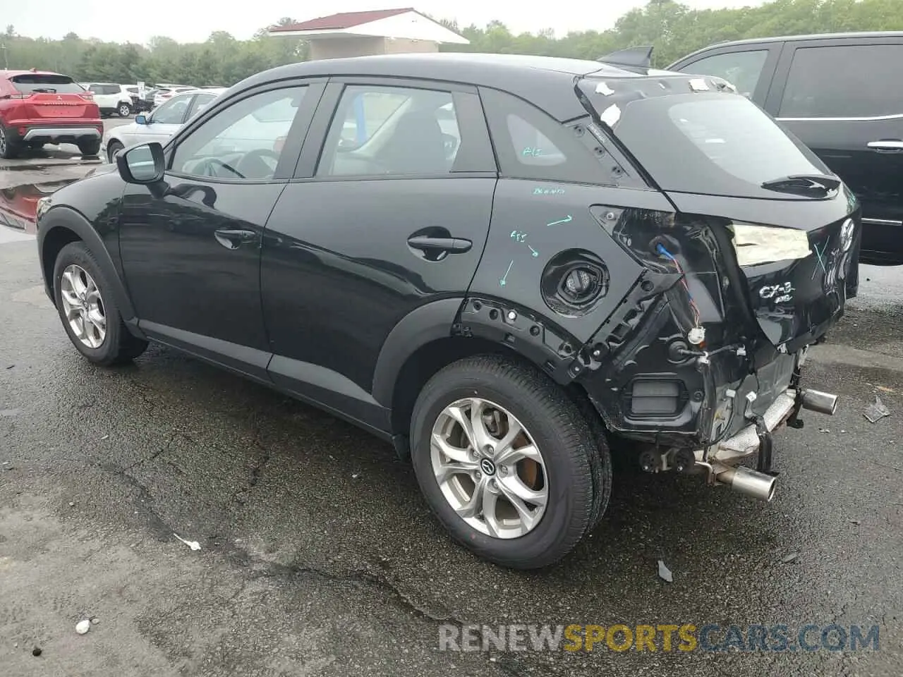 2 Photograph of a damaged car JM1DKFB76M1516369 MAZDA CX-3 2021
