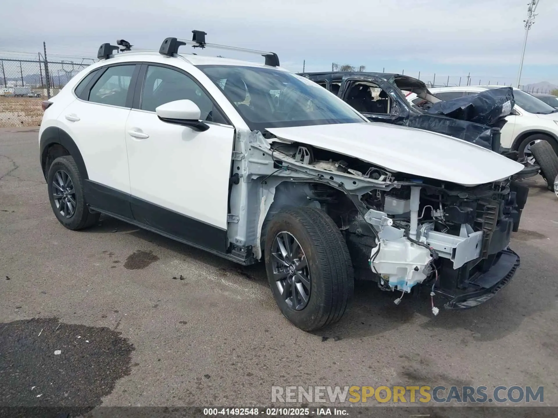 1 Photograph of a damaged car 3MVDMAAL8MM226728 MAZDA CX-30 2021